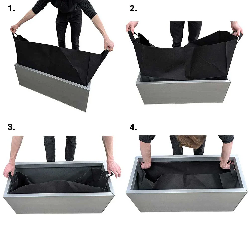 1.5m Fabric Grow Bag Liner for Troughs - Image 6
