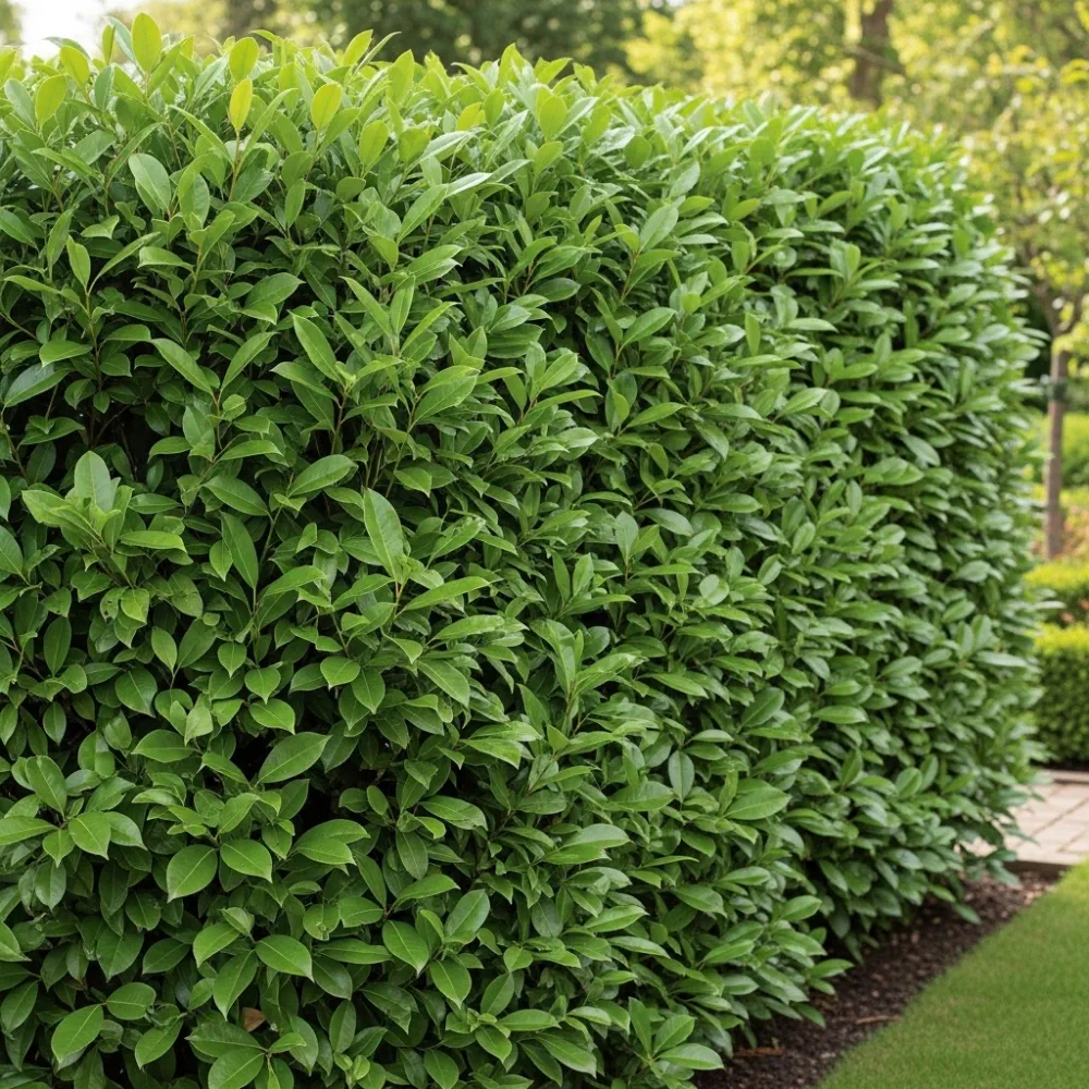 10 x 3ft Cherry Laurel Hedging | Prunus laurocerasus 'Rotundifolia' | 3L Pot - Image 6