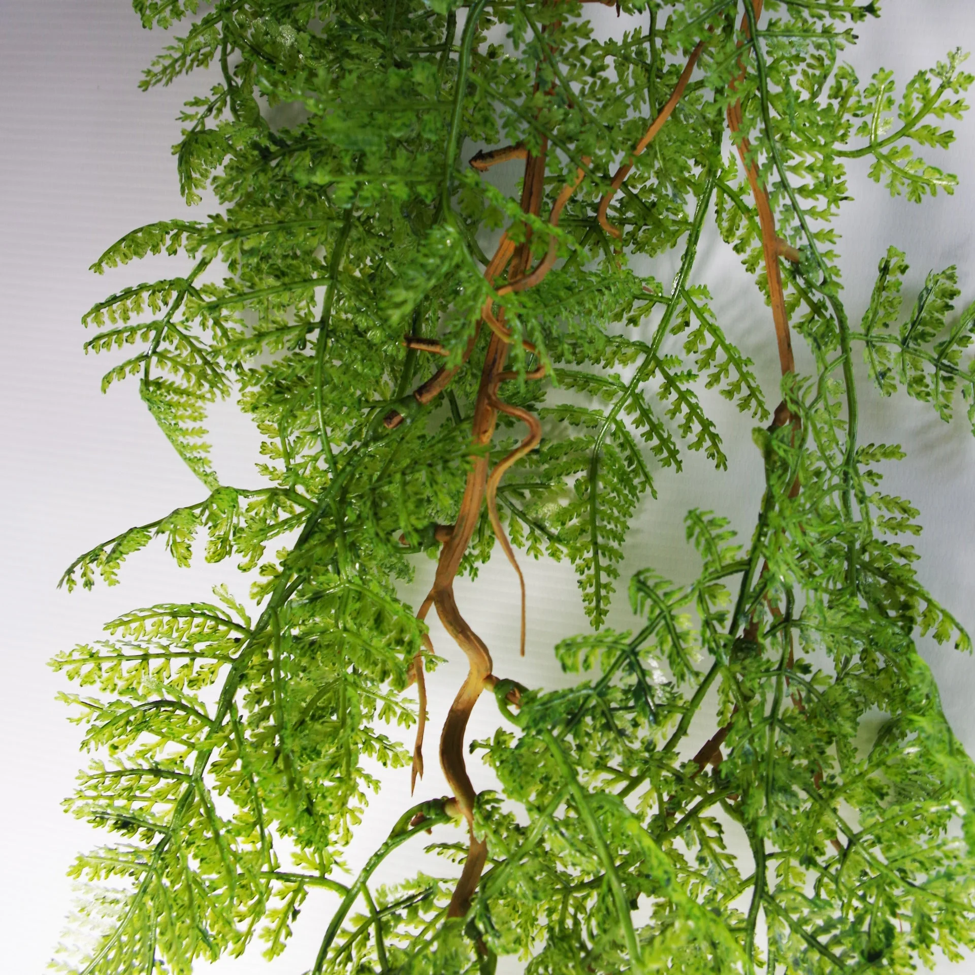 100cm Artificial Hanging Maidenhair Fern Plant Dark Green - Image 3