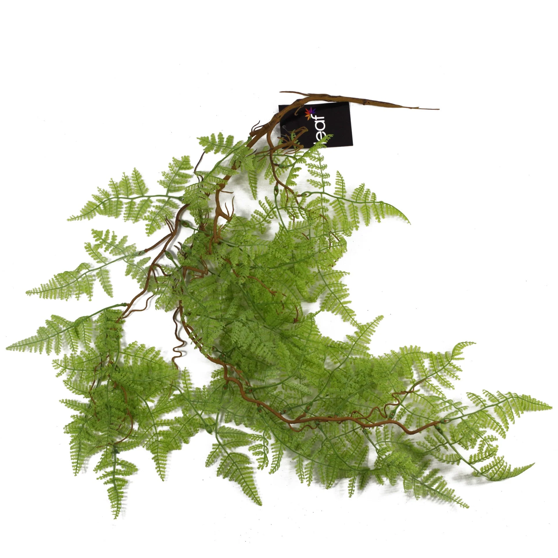 100cm Artificial Hanging Maidenhair Fern Plant Light Green - Image 2