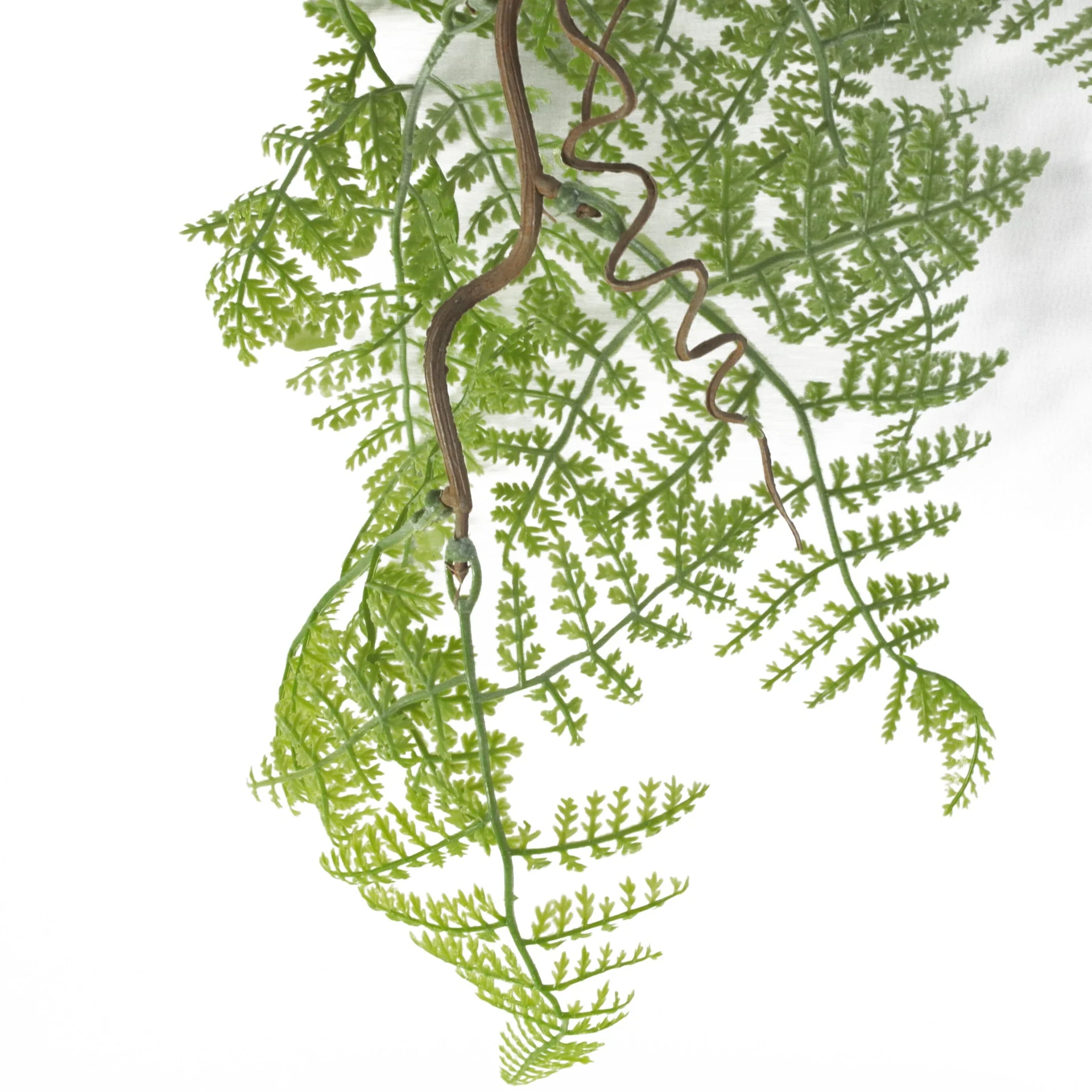100cm Artificial Hanging Maidenhair Fern Plant Light Green - Image 3