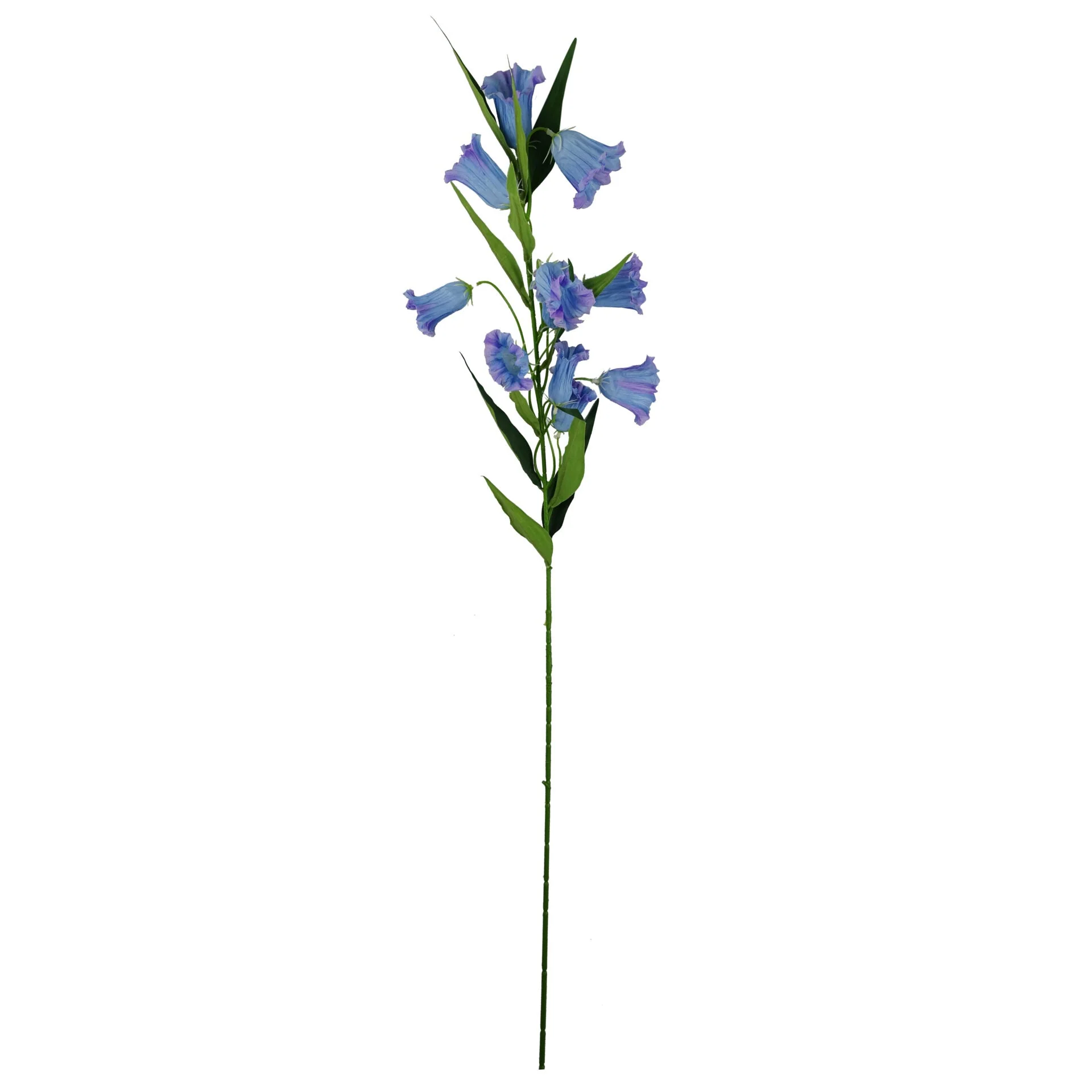 100cm Trumpet Artificial Flower Stem Blue - Image 2