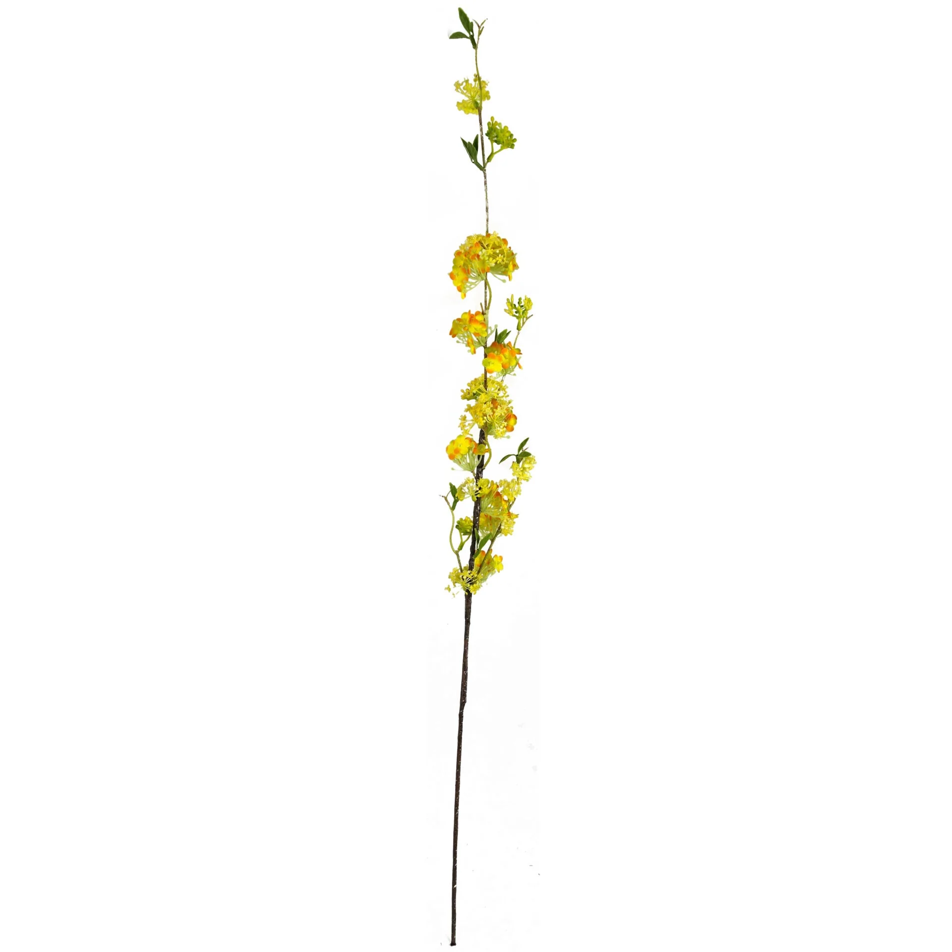 100cm Yellow Blossom Spray Stem - Image 2