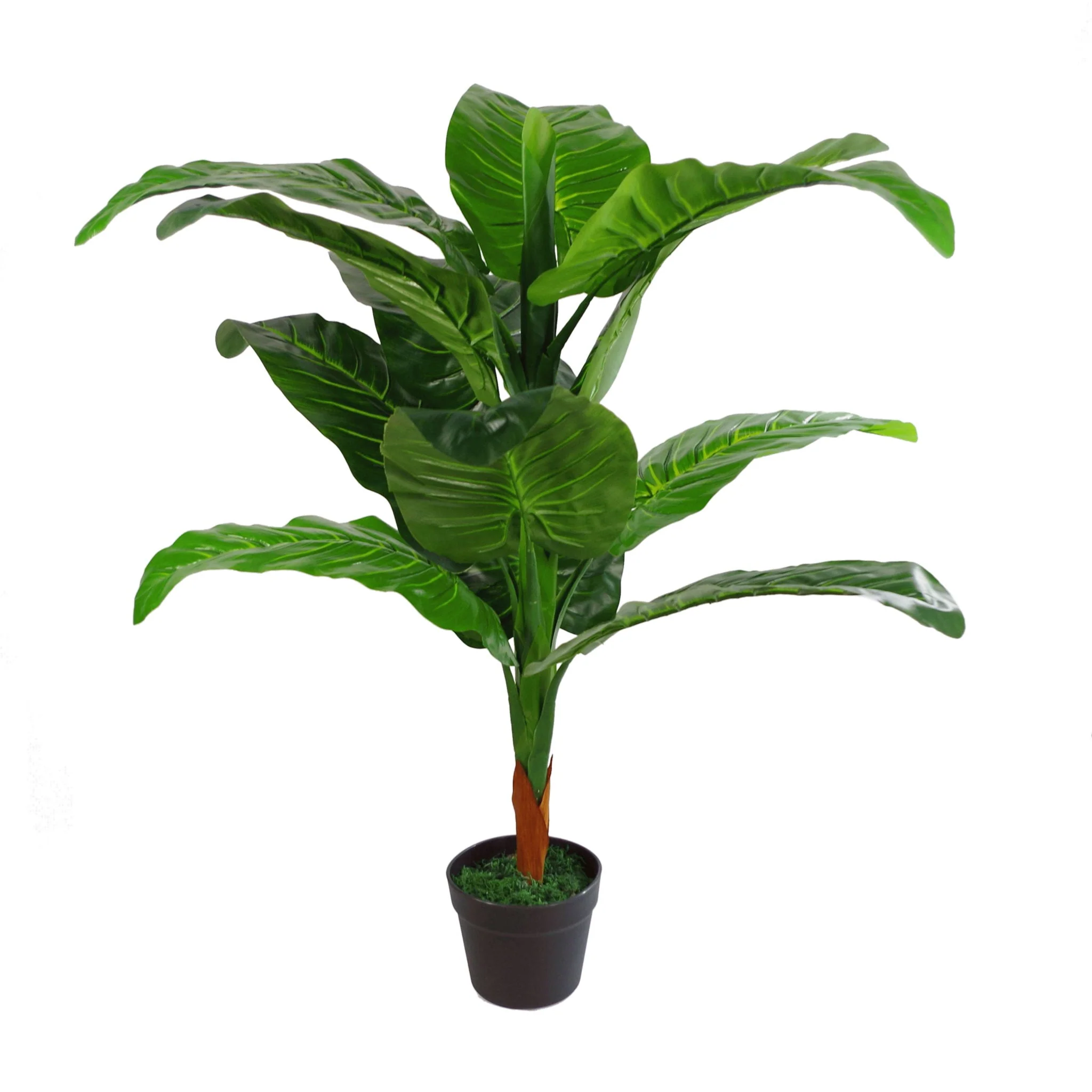 105cm Artificial Elephant Ear Plant (Colocasia) - Extra Large - Image 4