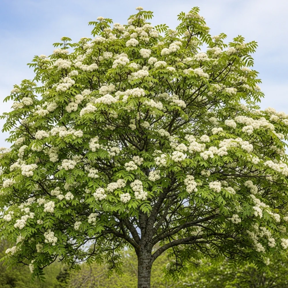 10ft Multi-Stem Mountain Ash Rowan Tree | Mature Sorbus aucuparia | 36L Pot | 4 Years Old - Image 3