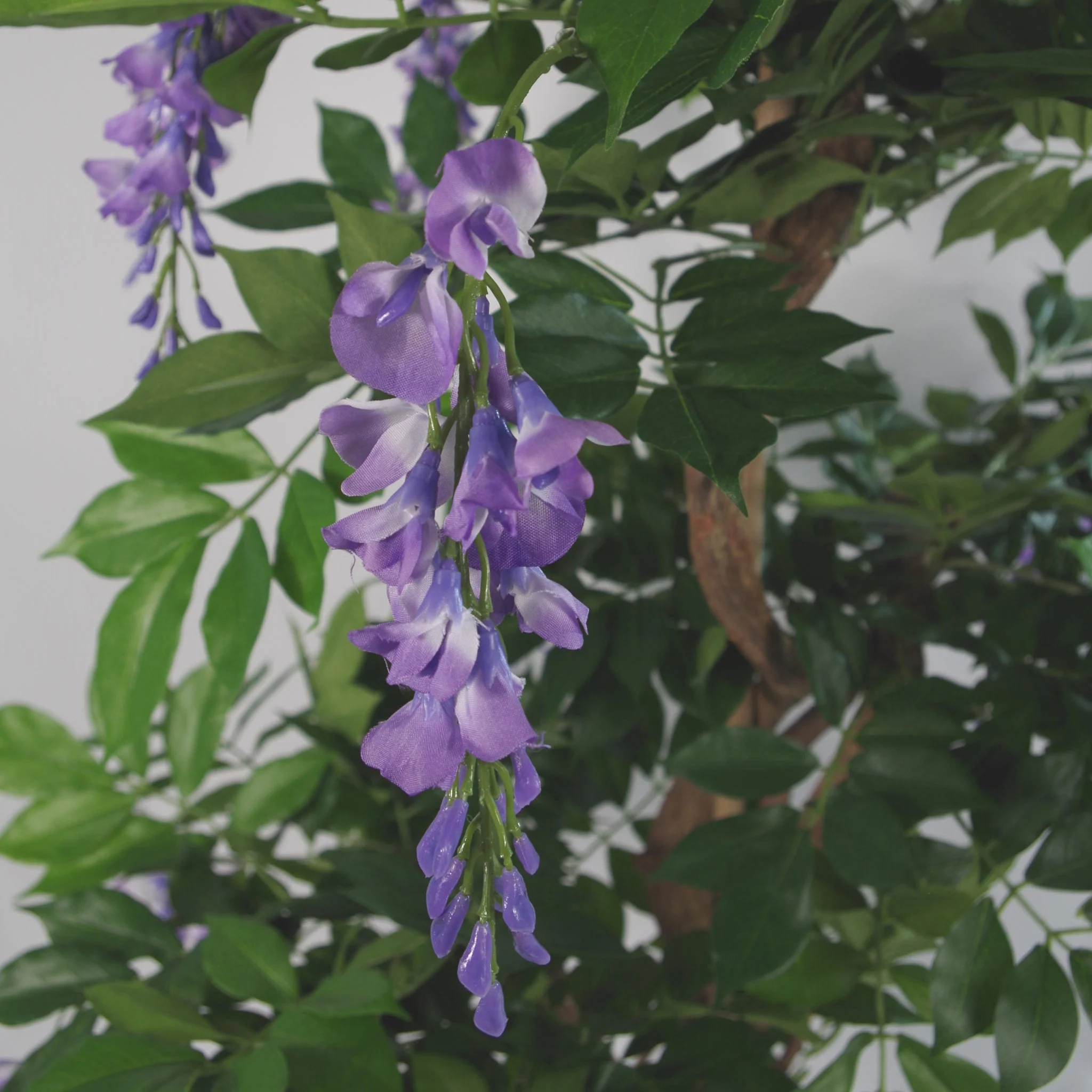 110cm Artificial Purple Wisteria Tree - Image 3