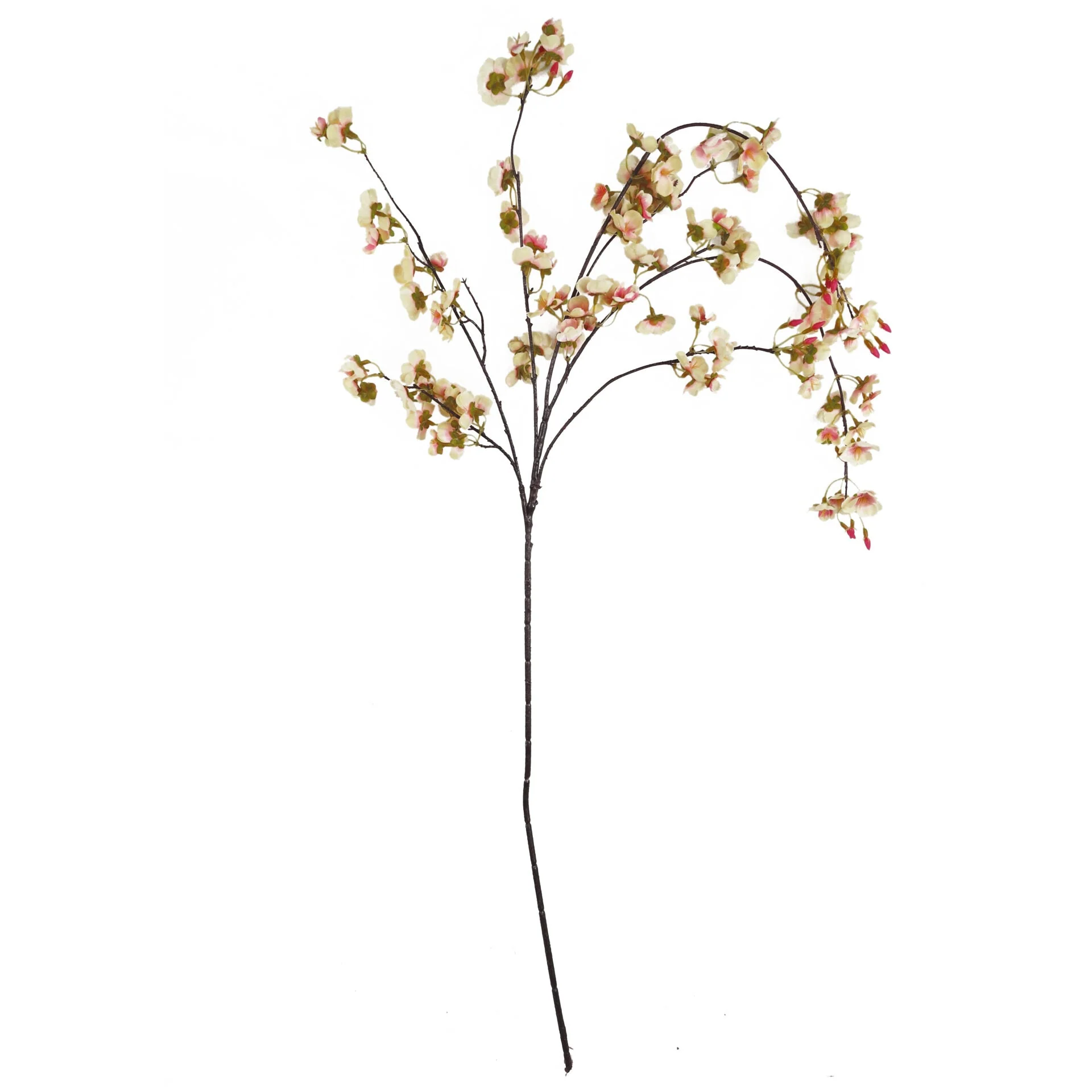 110cm Natural Pink Trailing Cherry Stem Artificial - Image 2