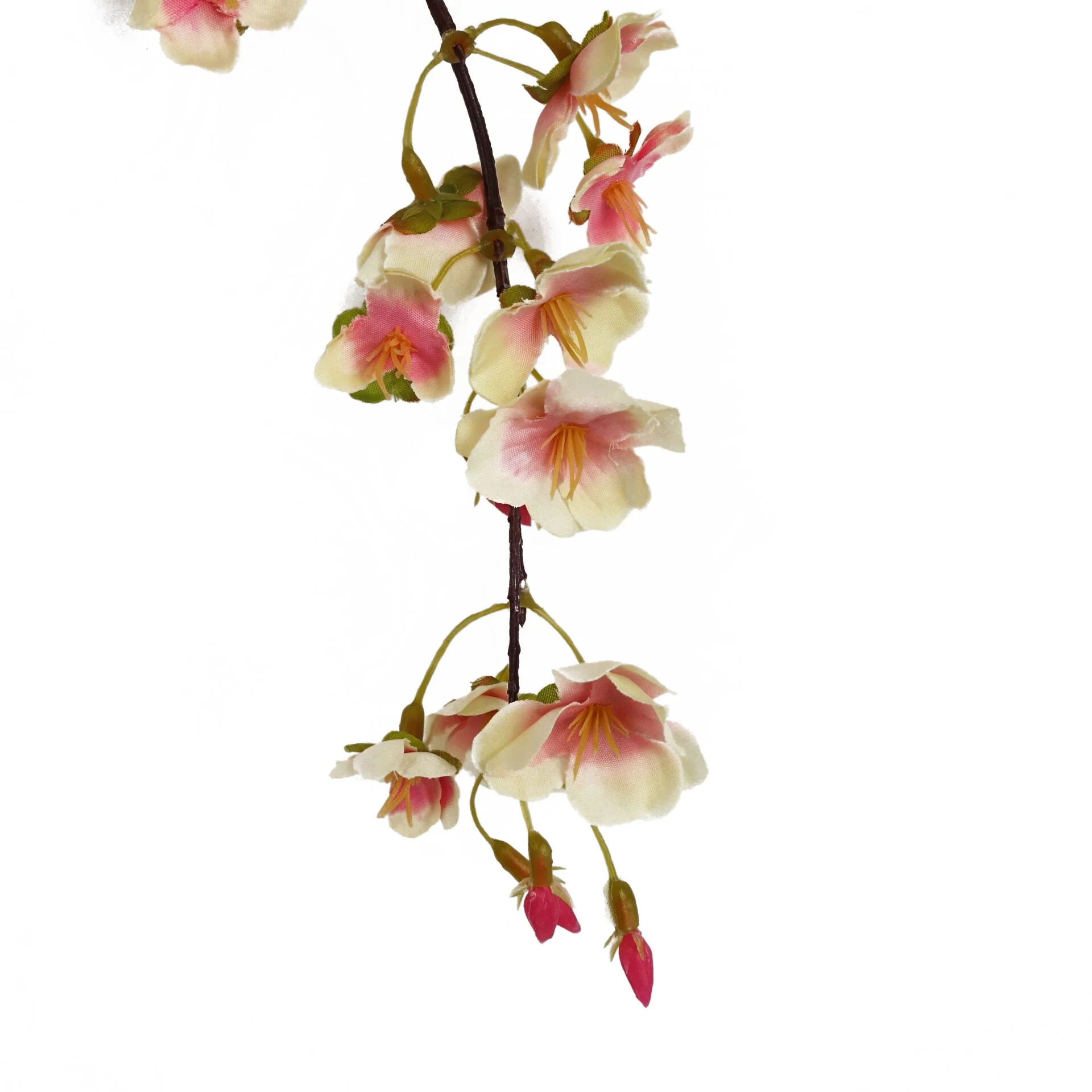 110cm Natural Pink Trailing Cherry Stem Artificial - Image 4