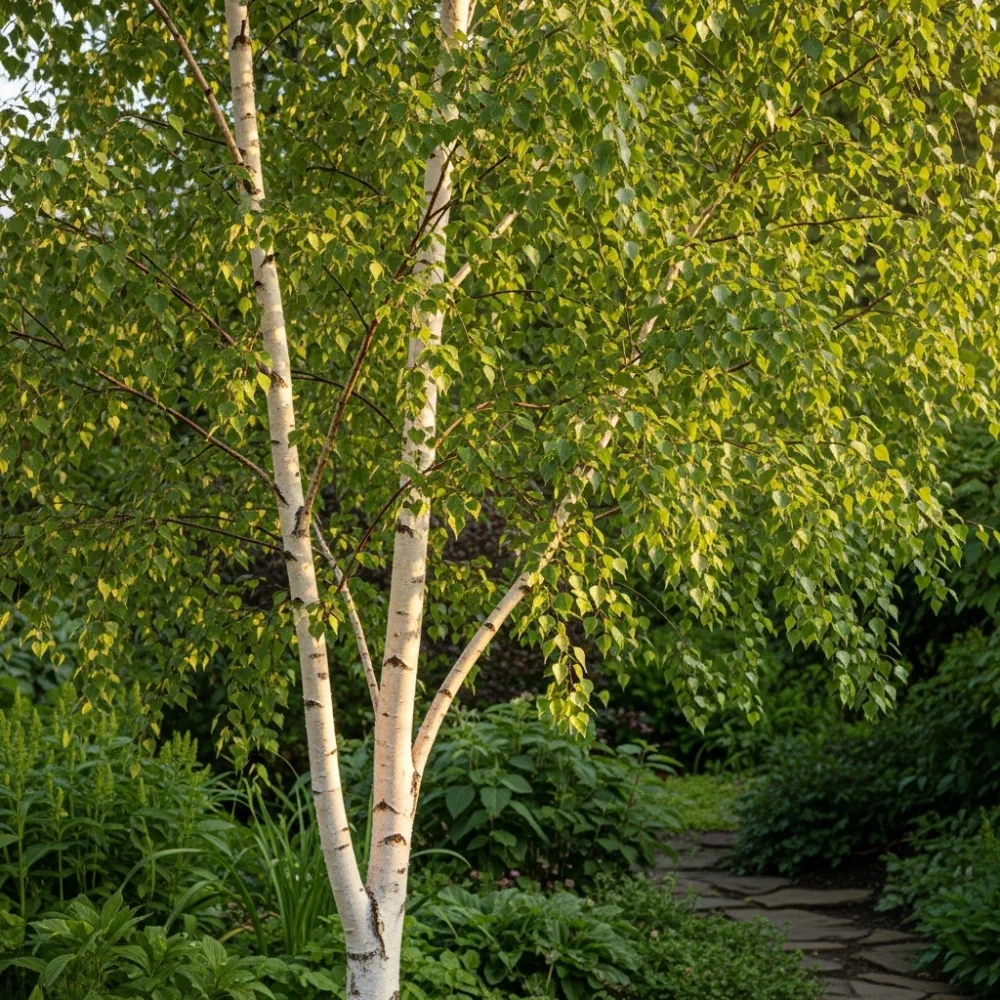 7ft Mature Himalayan Birch Tree | Multi-Stem Rootballed Tree | Betula Utilis Jacquemontii - Image 6