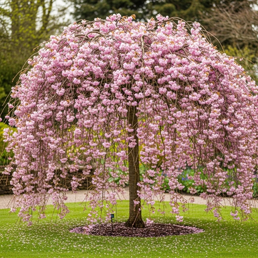 8ft Premium Standard Cheal's Weeping Cherry Blossom Tree | Mature Bare Root 'Kiku Shidare Zakura' | 8/10cm Girth - Image 3