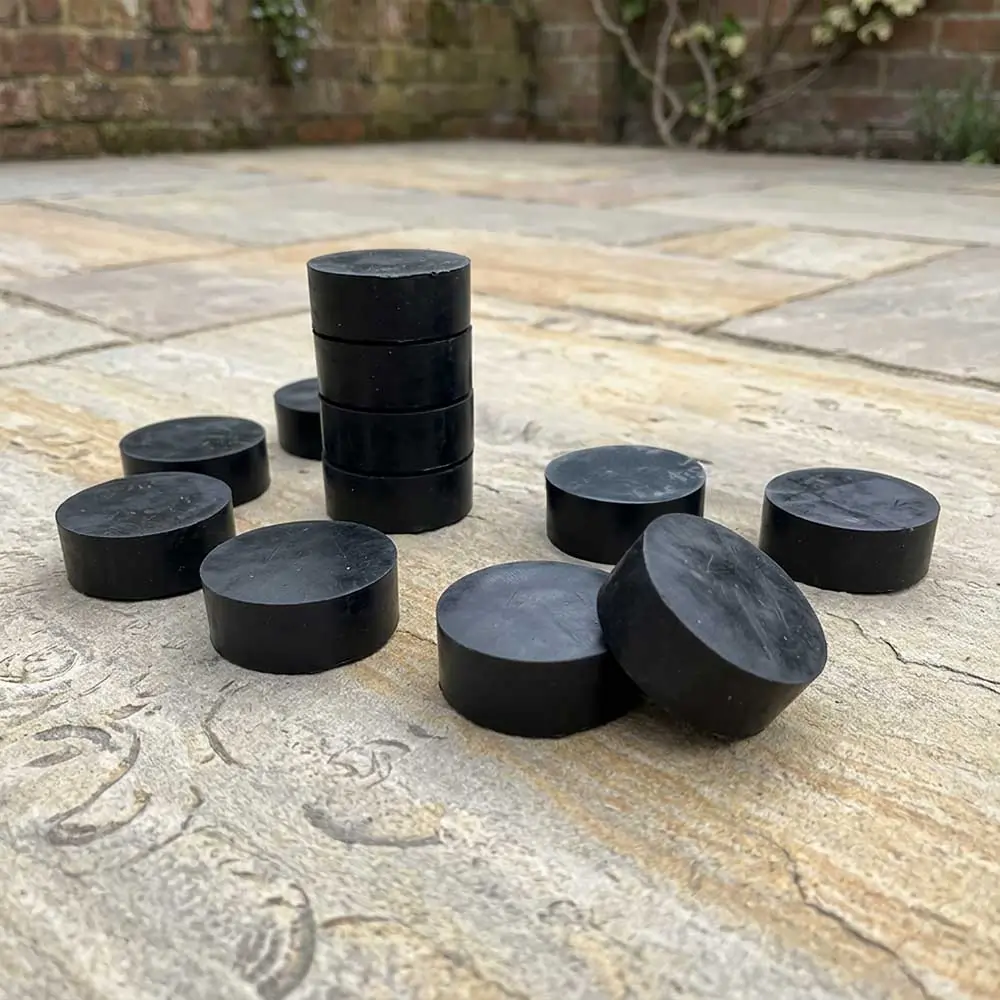 12 Invisible Thick Rubber Pot Feet with Non-Slip Surface Grip & Adhesive Pads - 7cm Diameter 3cm Tall - Image 6