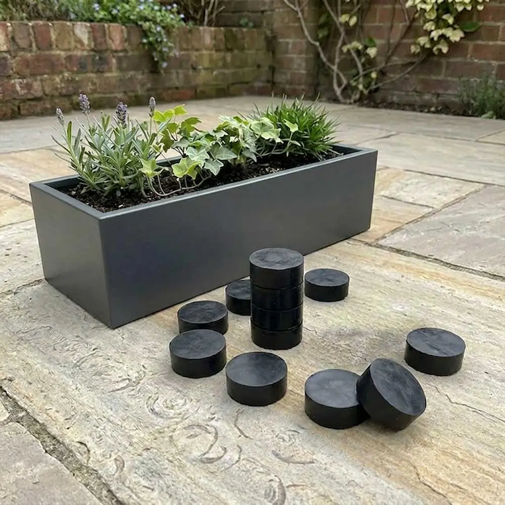12 Invisible Thick Rubber Pot Feet with Non-Slip Surface Grip & Adhesive Pads - 7cm Diameter 3cm Tall - Image 7