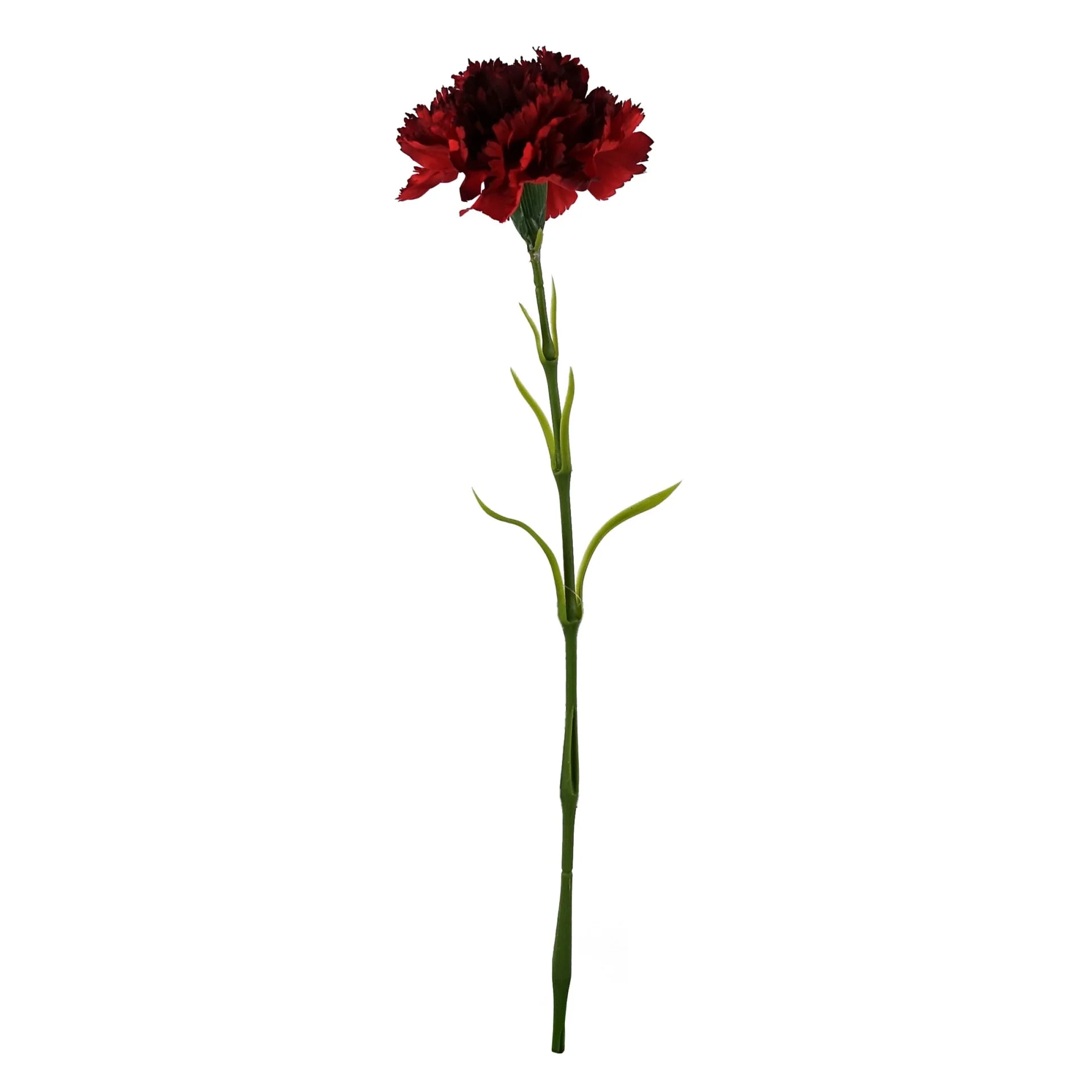 12 x Red Carnation Artificial Flowers - Image 3