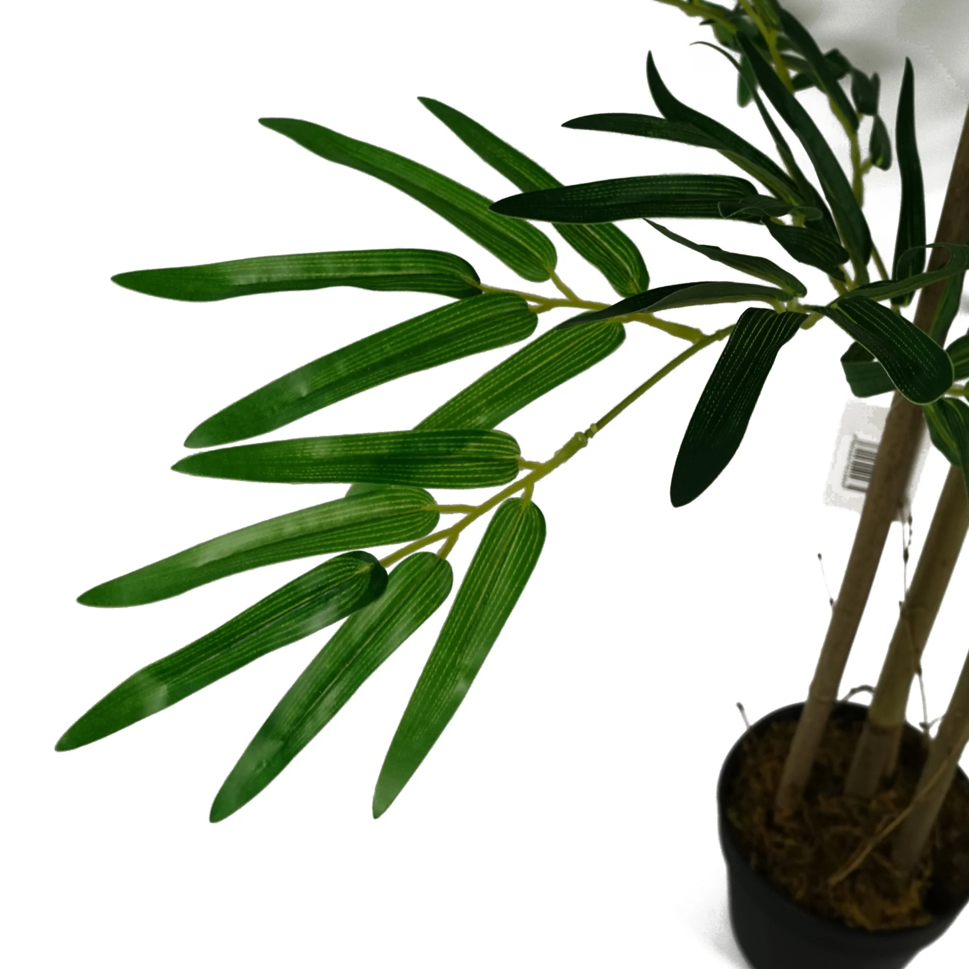 120cm (4ft) Artificial Bamboo Plants Trees - Natural Green - Image 4