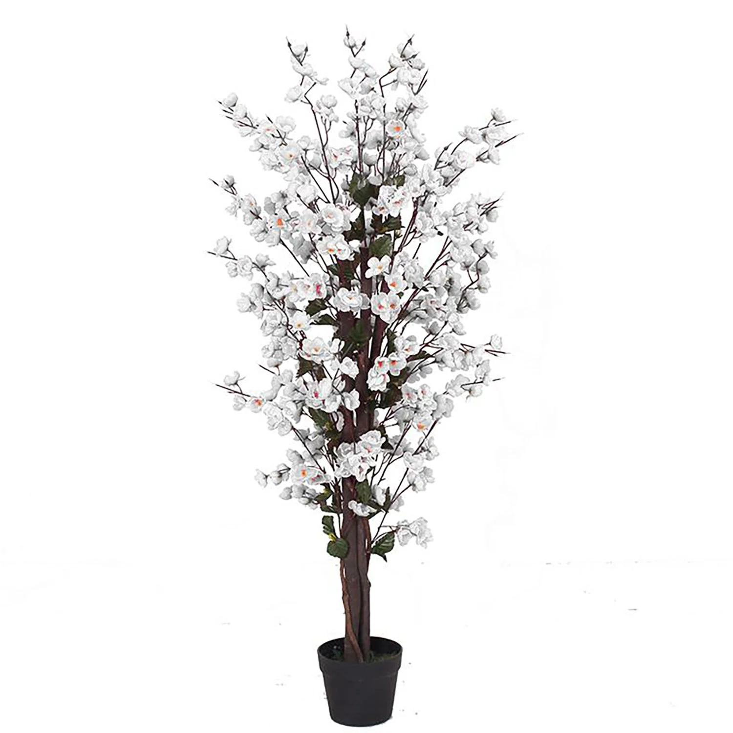 120cm Artificial White Blossom Tree
