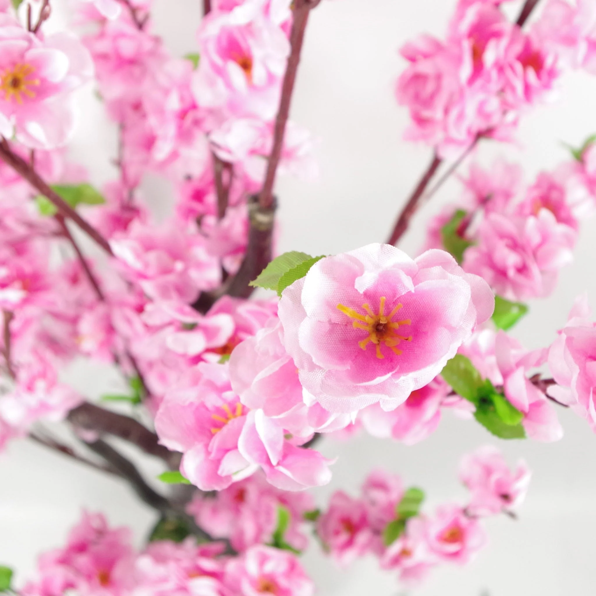 120cm Realistic Artificial Cherry Blossom Tree - Potted - Pink Silk Flowers - Image 3
