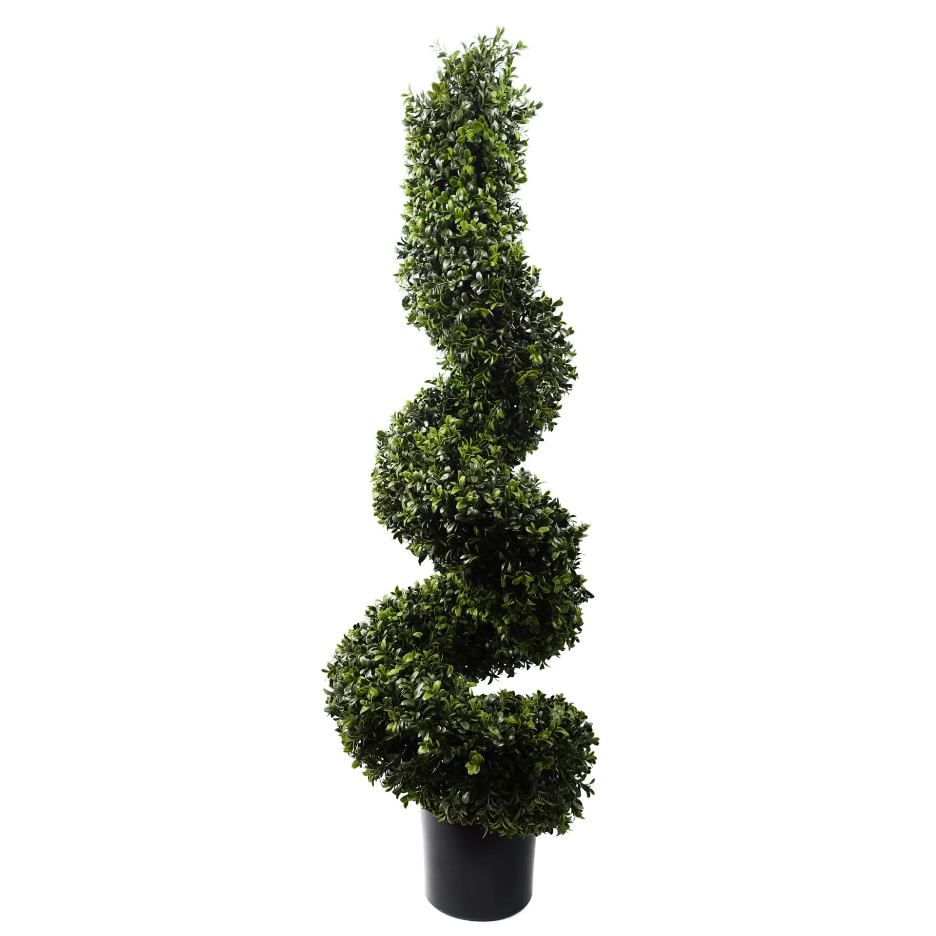 120cm Sprial Boxwood Artificial Tree UV Resistant Outdoor
