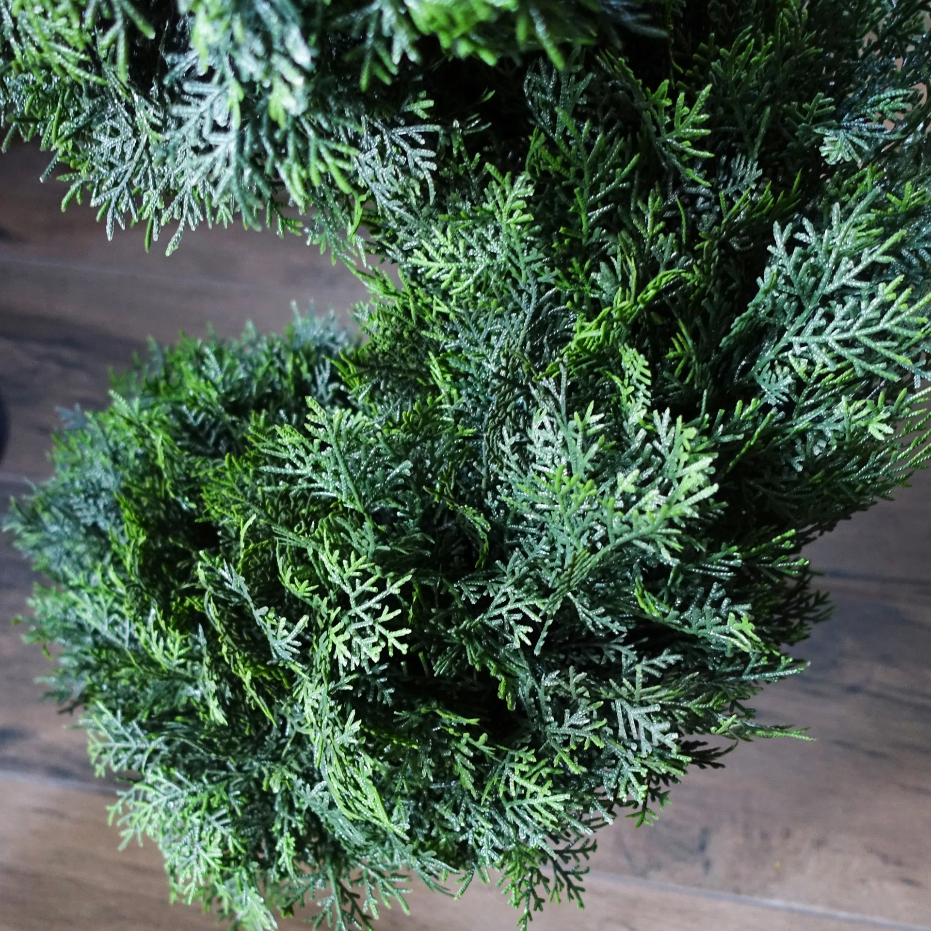 120cm Sprial Cedar Tree Artificial Topiary - Image 2