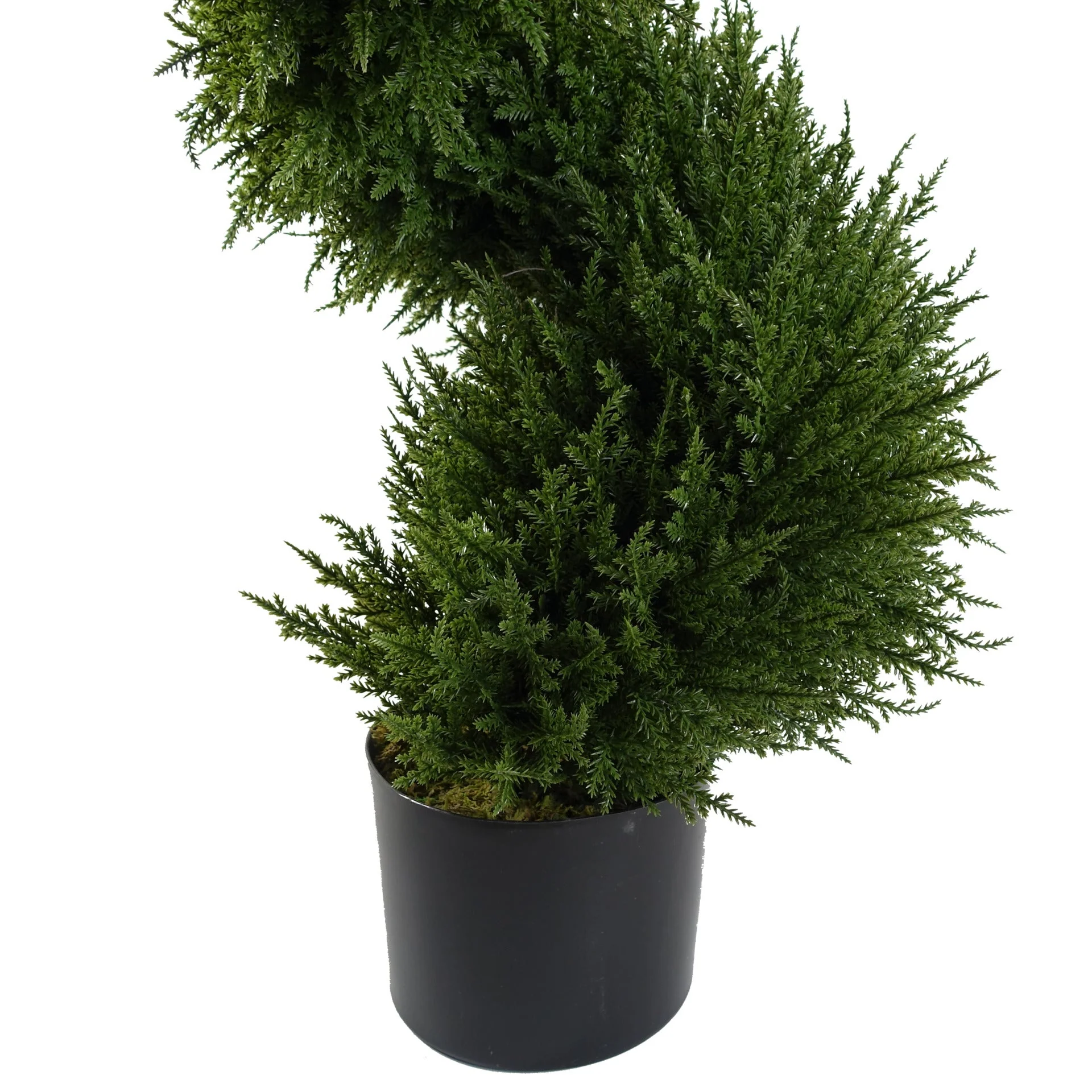 120cm Sprial Cypress Tree Artificial Topiary - Image 2