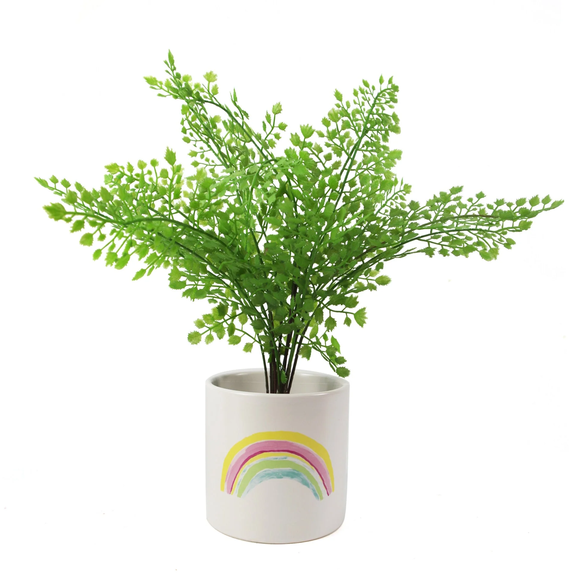 12cm Ceramic Rainbow Multicolour Ceramic Planter - Image 2