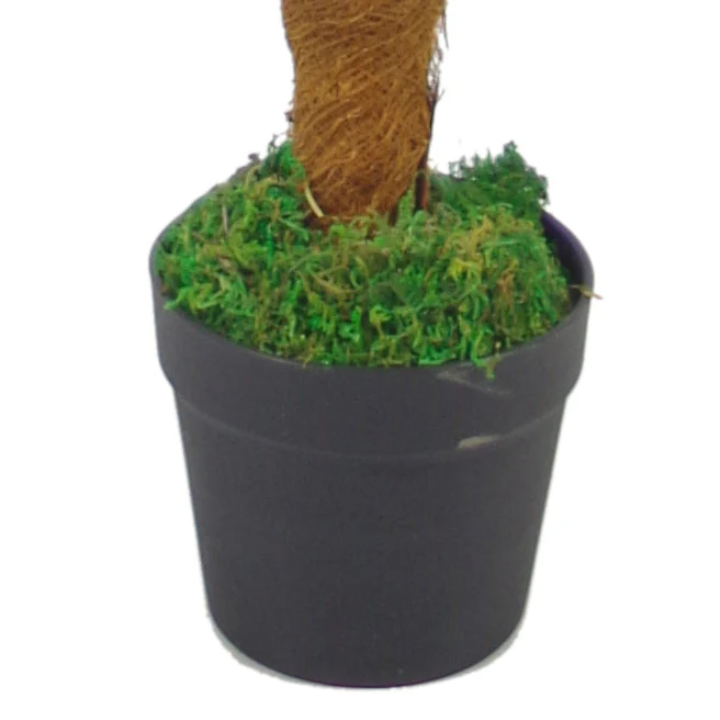 130cm Artificial Princess Palm Tree Natural Trunk - Image 2