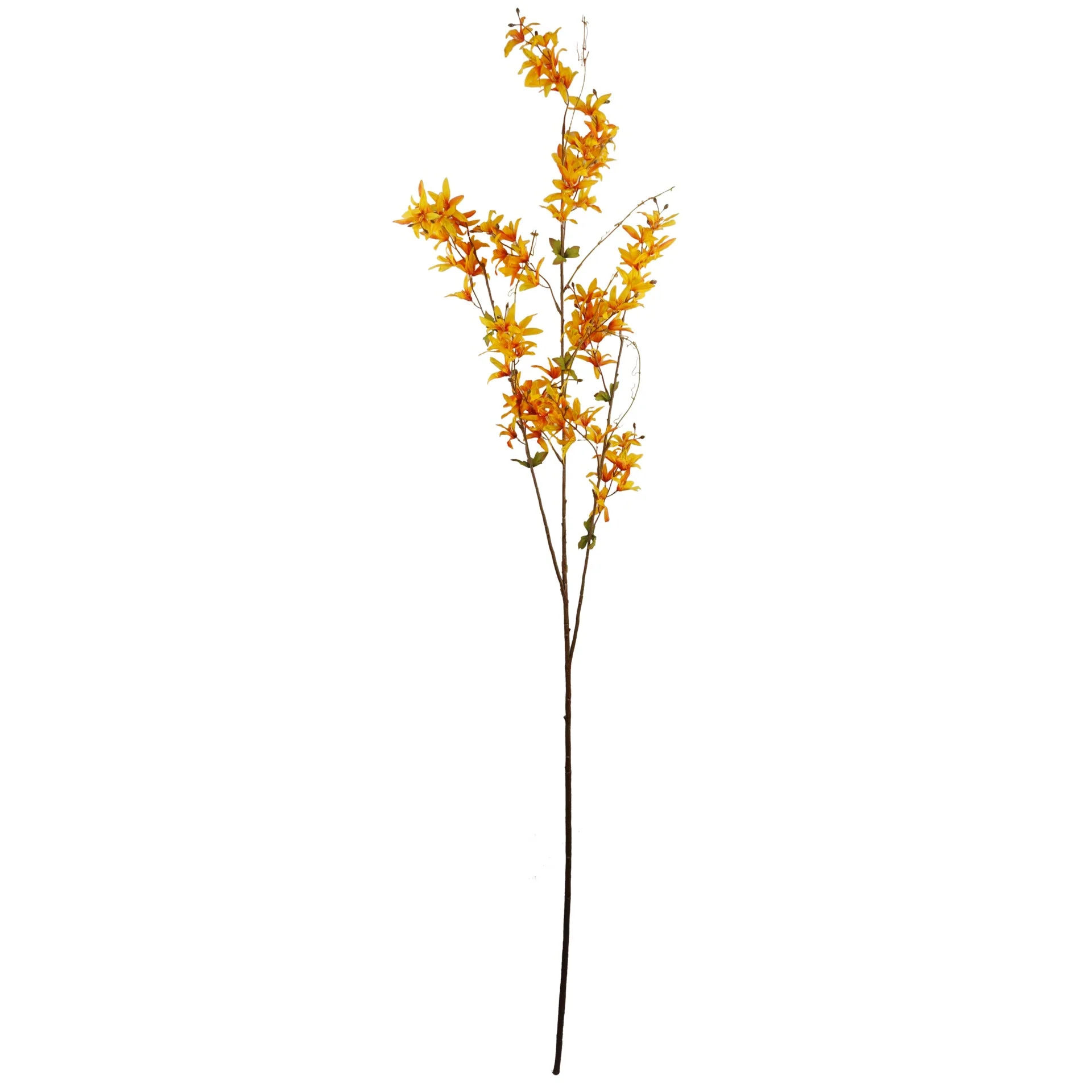 130cm Yellow Blossom Floral Spray Artificial - Image 2