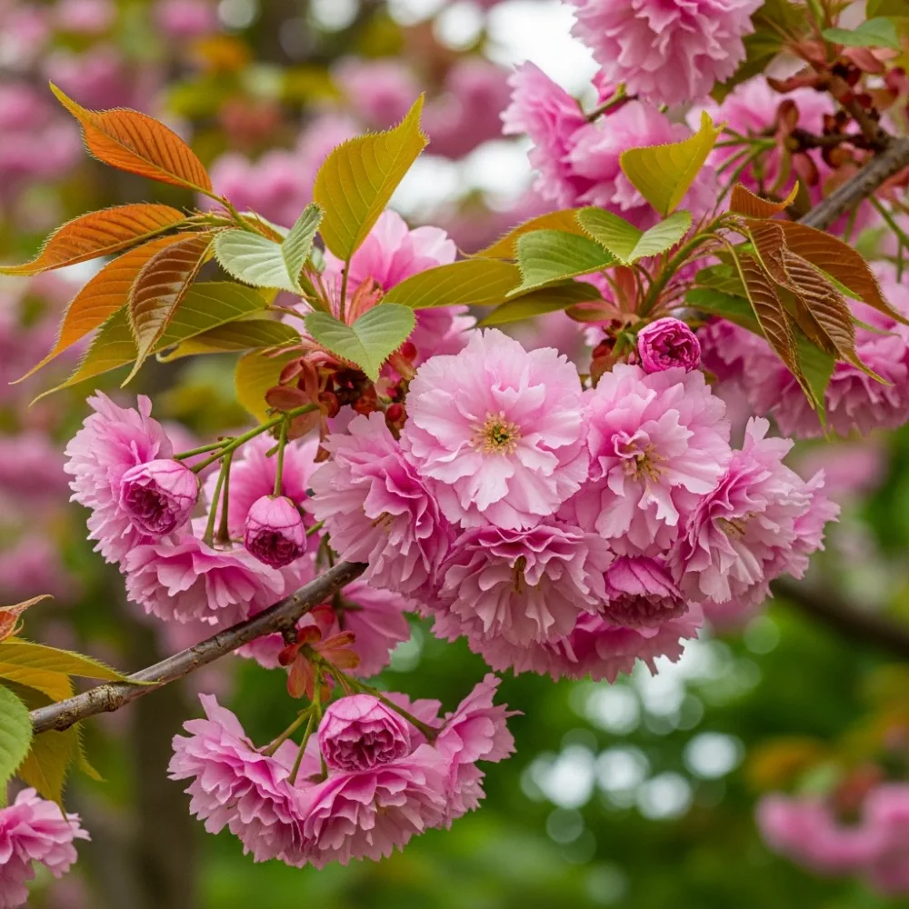 13ft 'Kanzan' Cherry Blossom Tree | Heavy Standard | 40L Pot 12/14cm Girth | Grown in 100L Airpot - Image 4