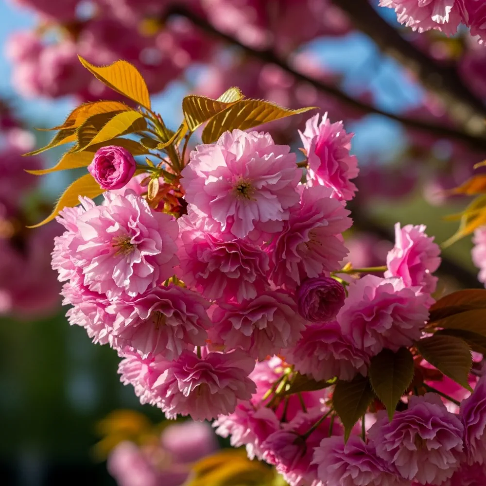 13ft 'Kanzan' Cherry Blossom Tree | Premium Standard | 10/12cm Girth | Grown in 40L Airpot - Image 3