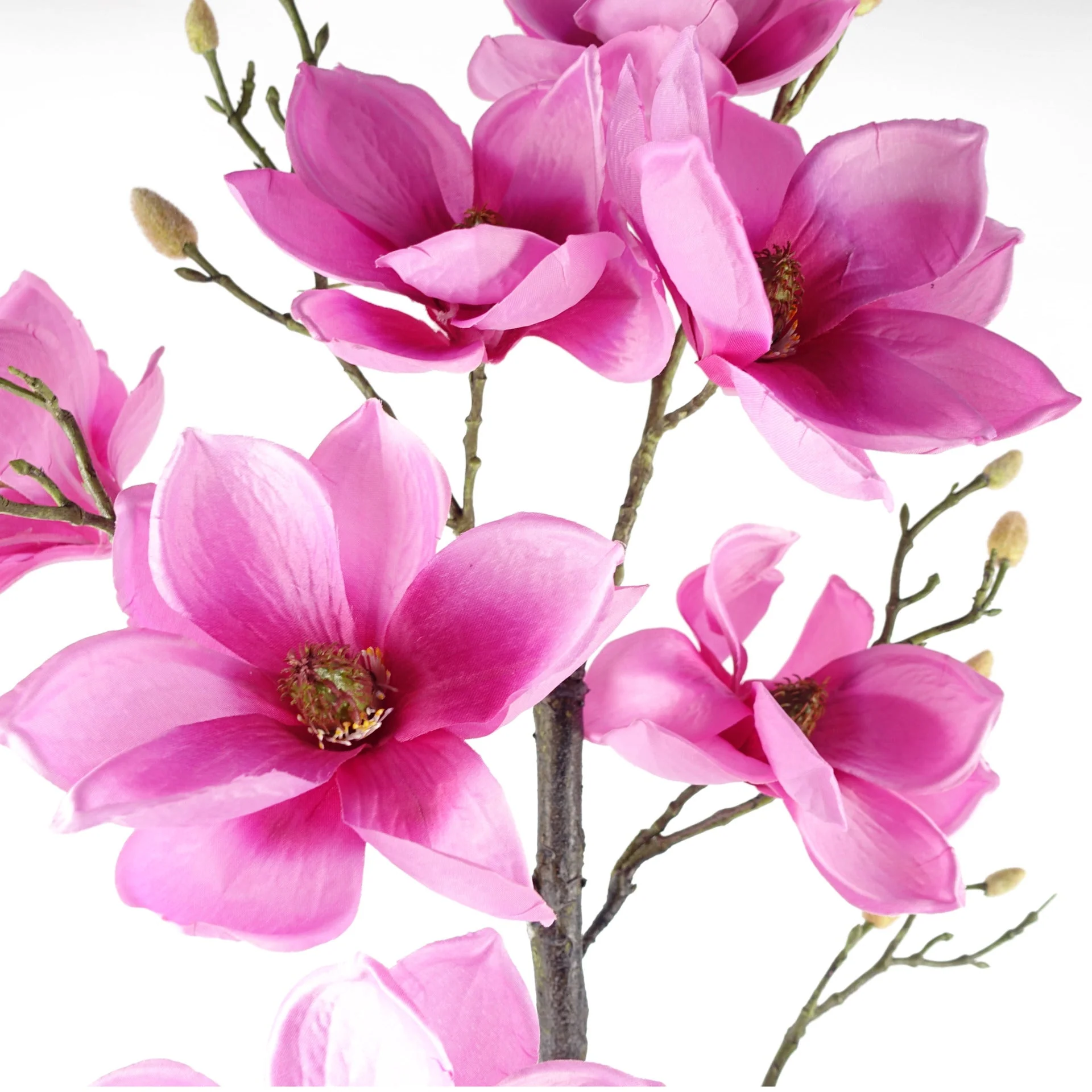 140cm Magnolia Artificial Tree Pink Potted - Image 2