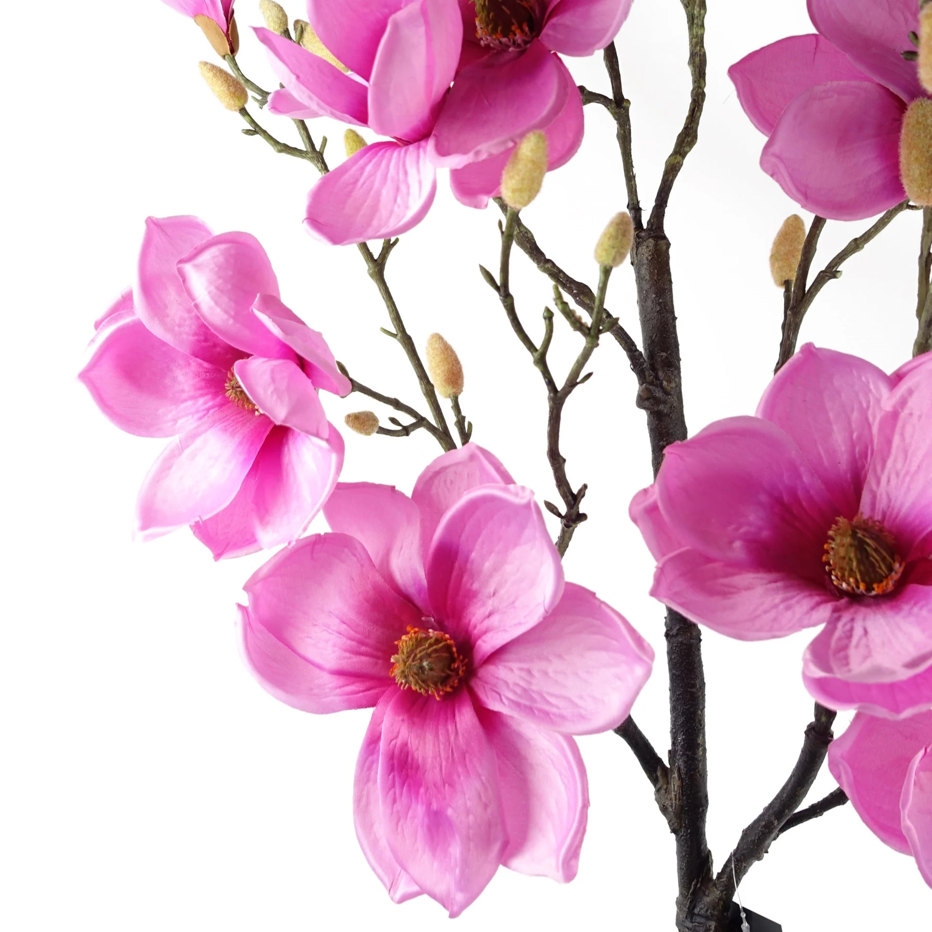 140cm Magnolia Artificial Tree Pink Potted - Image 3