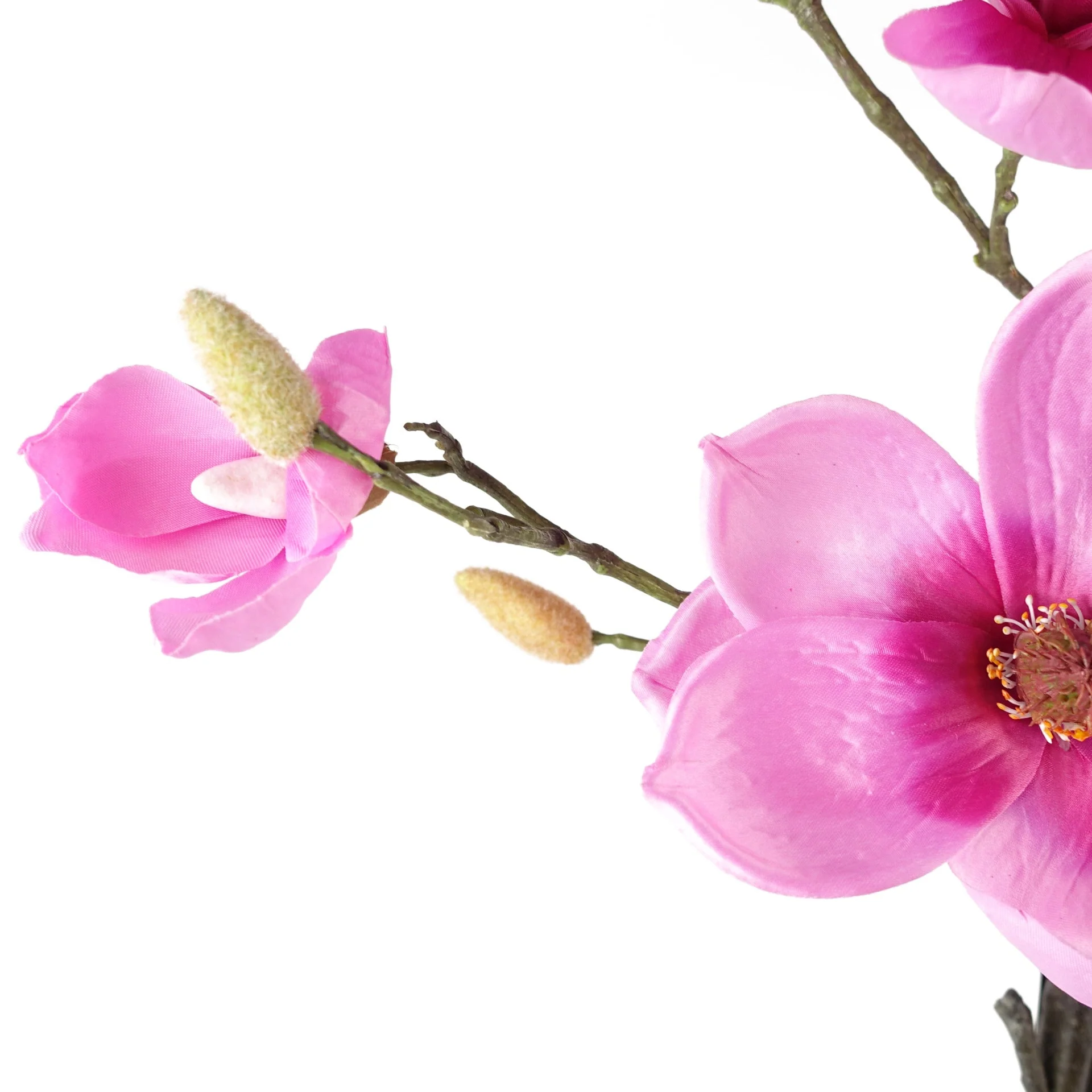 140cm Magnolia Artificial Tree Pink Potted - Image 4