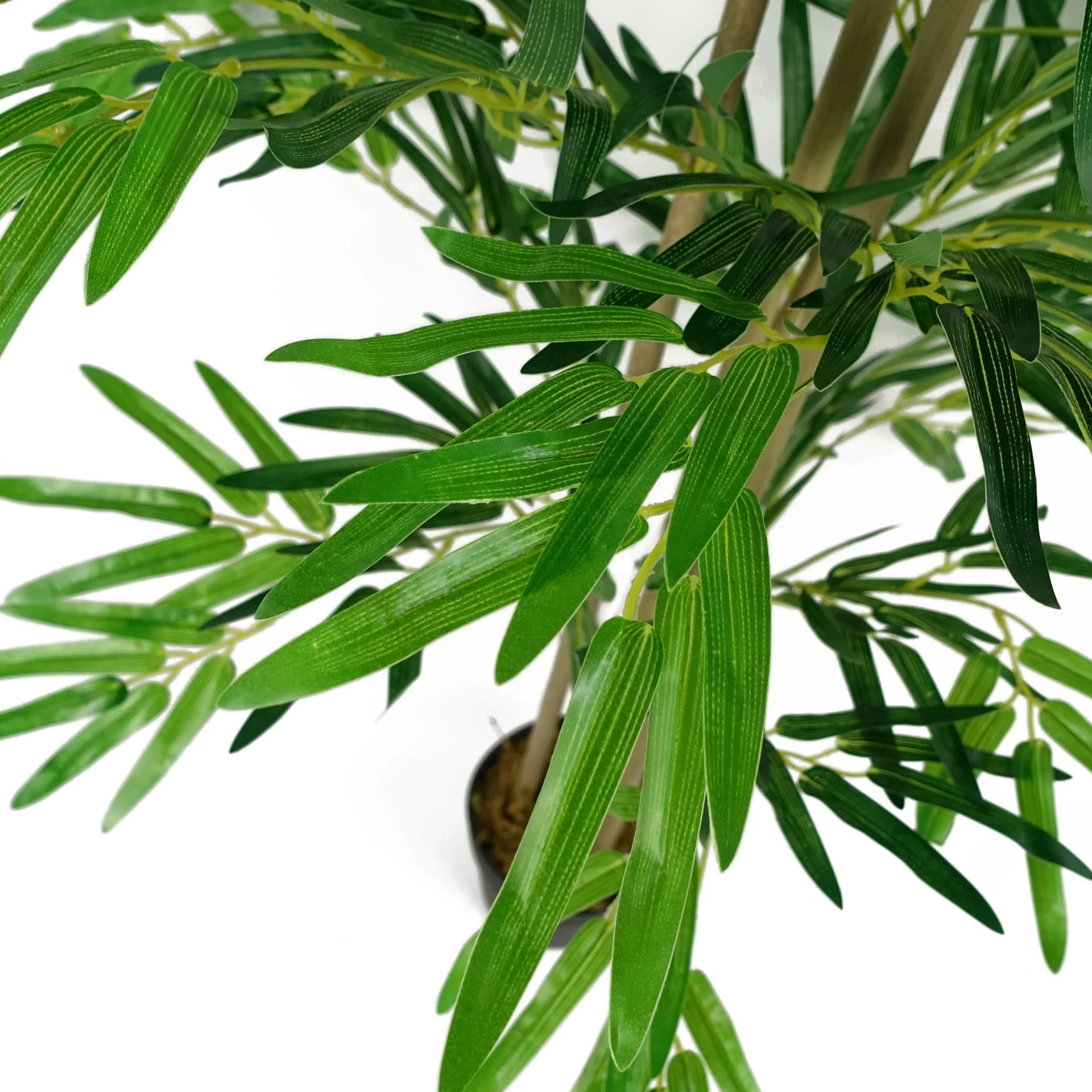 150cm (5ft) Artificial Bamboo Plants Trees - Natural Green - Image 4