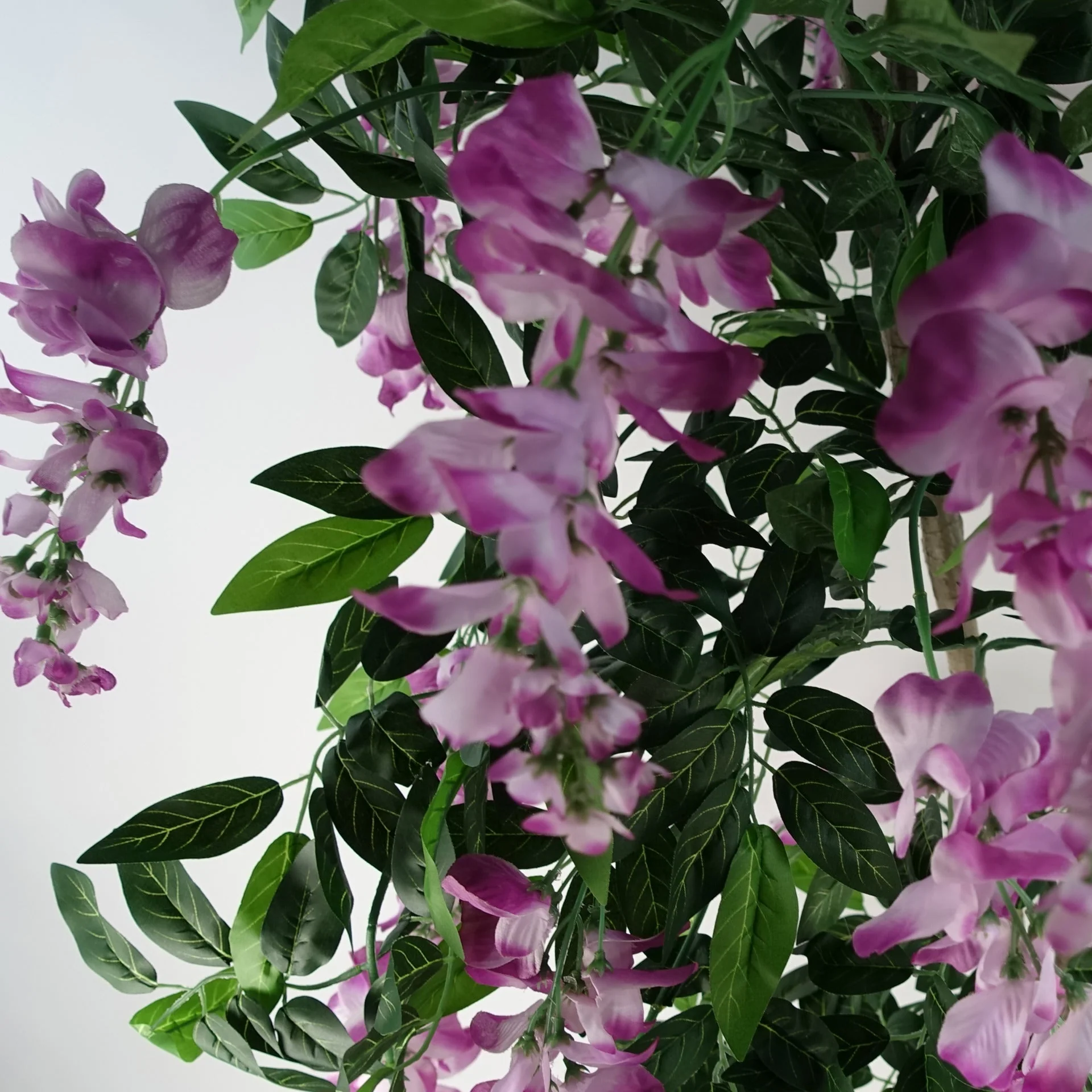 150cm Artificial Light Pink Wisteria Tree - Image 3