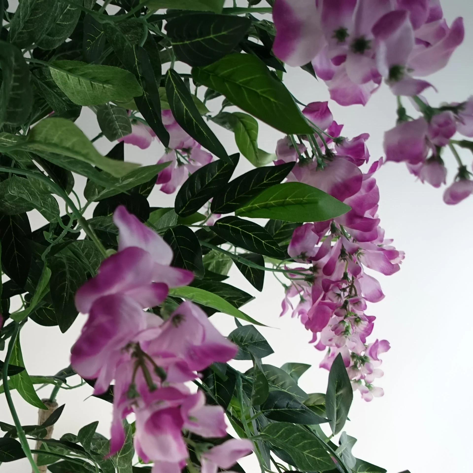 150cm Artificial Light Pink Wisteria Tree - Image 4