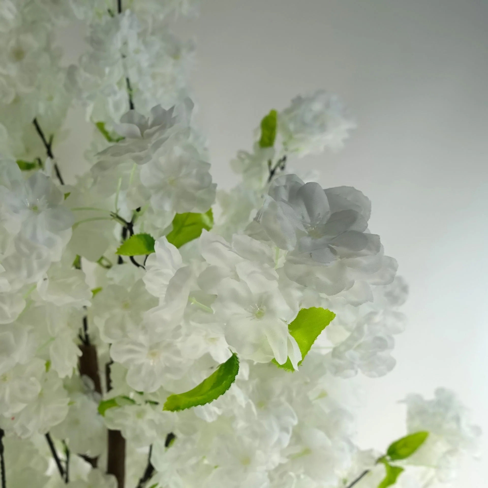 150cm Artificial White Cherry Blossom Tree - Image 3