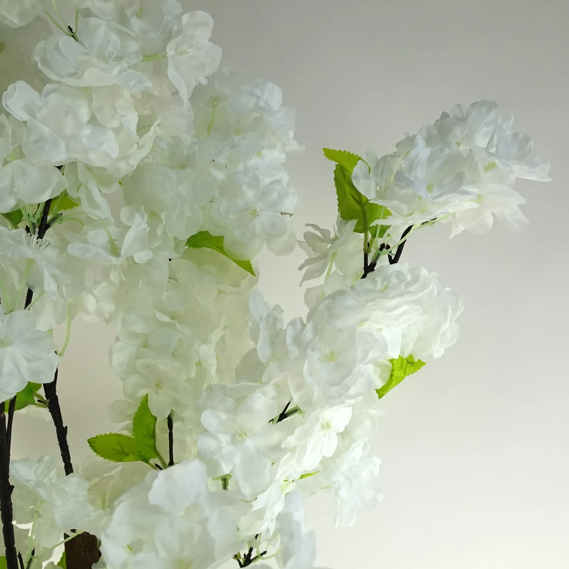 150cm Artificial White Cherry Blossom Tree - Image 4