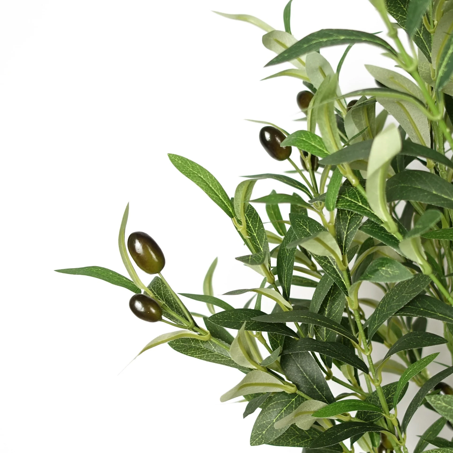 160cm Artificial Olive Tree 1296 Leaves 72 Olives - Image 2