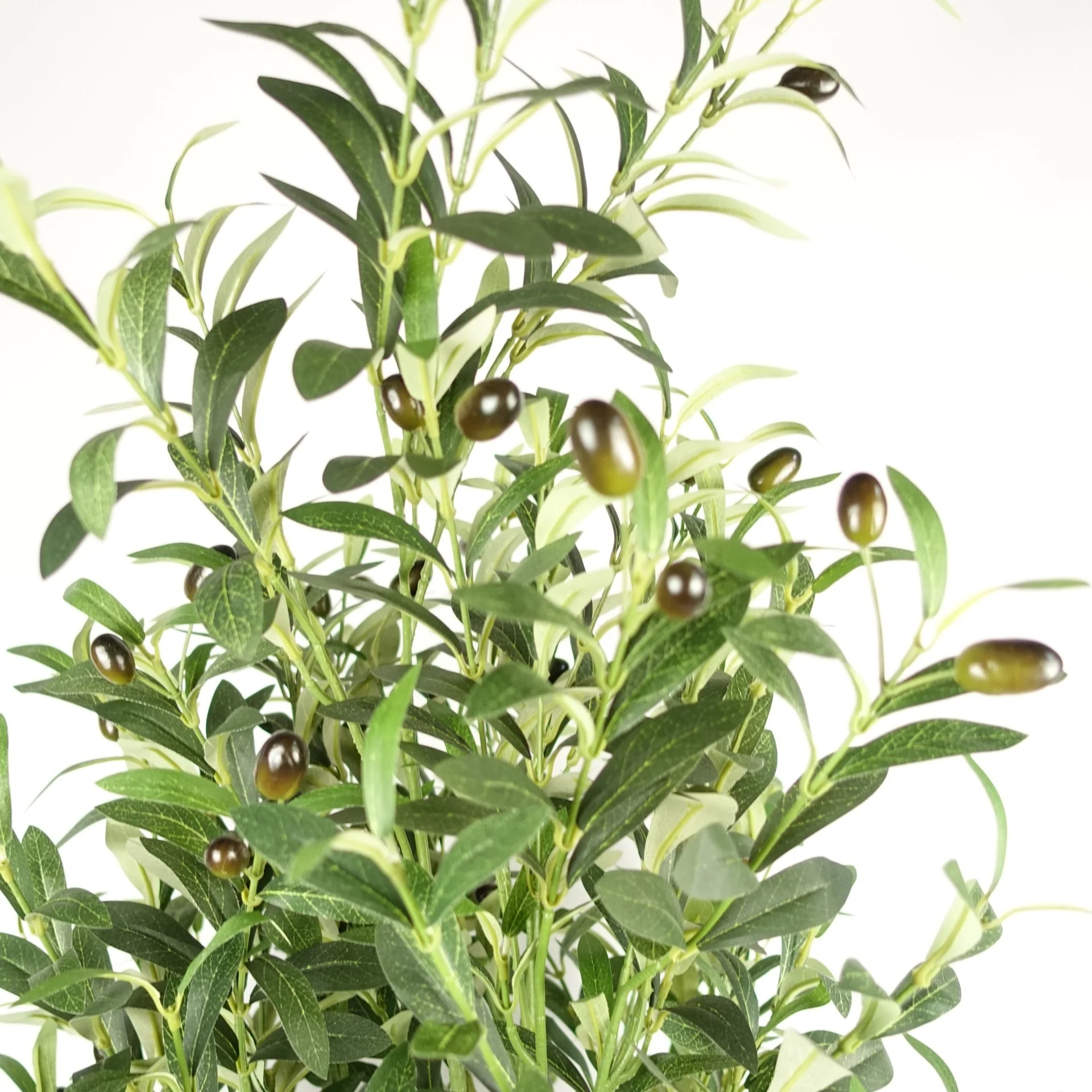 160cm Artificial Olive Tree 1296 Leaves 72 Olives - Image 4