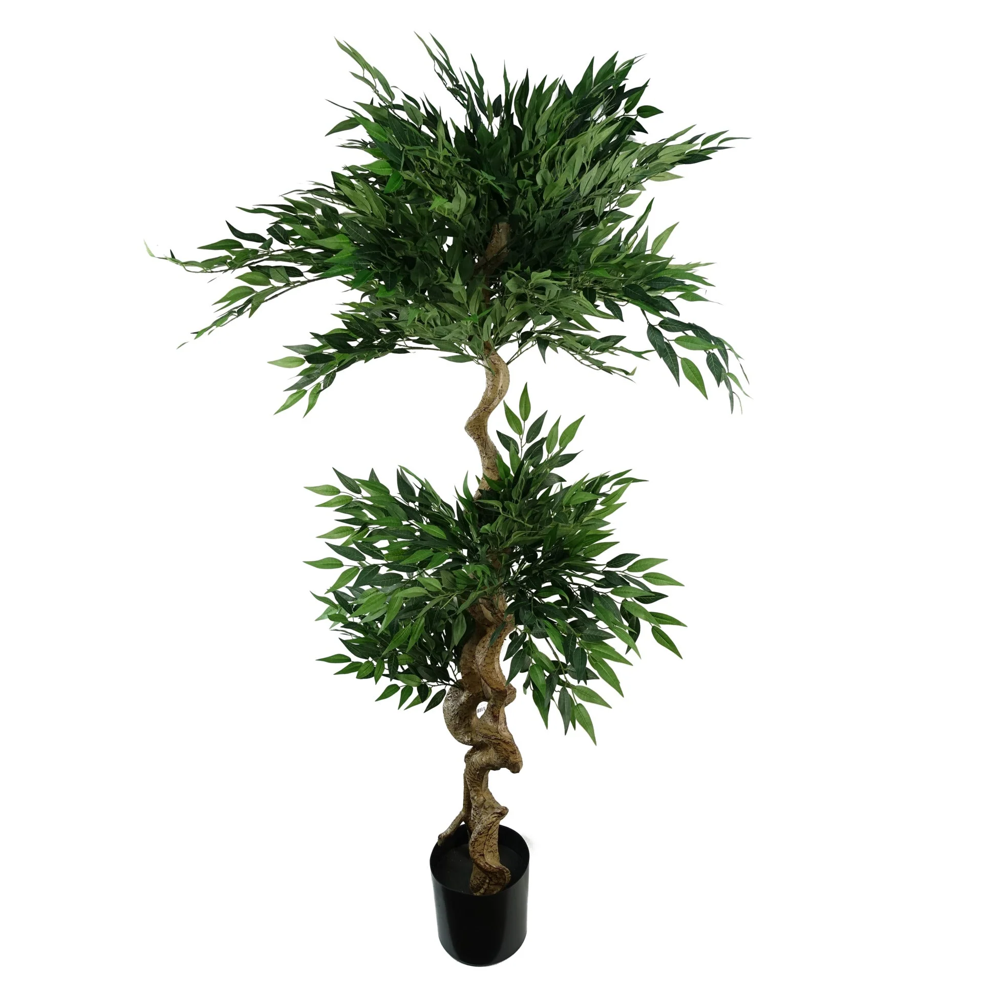 160cm Ruscus Double Twist Trunk Natural Look Japanese Tree - Image 3