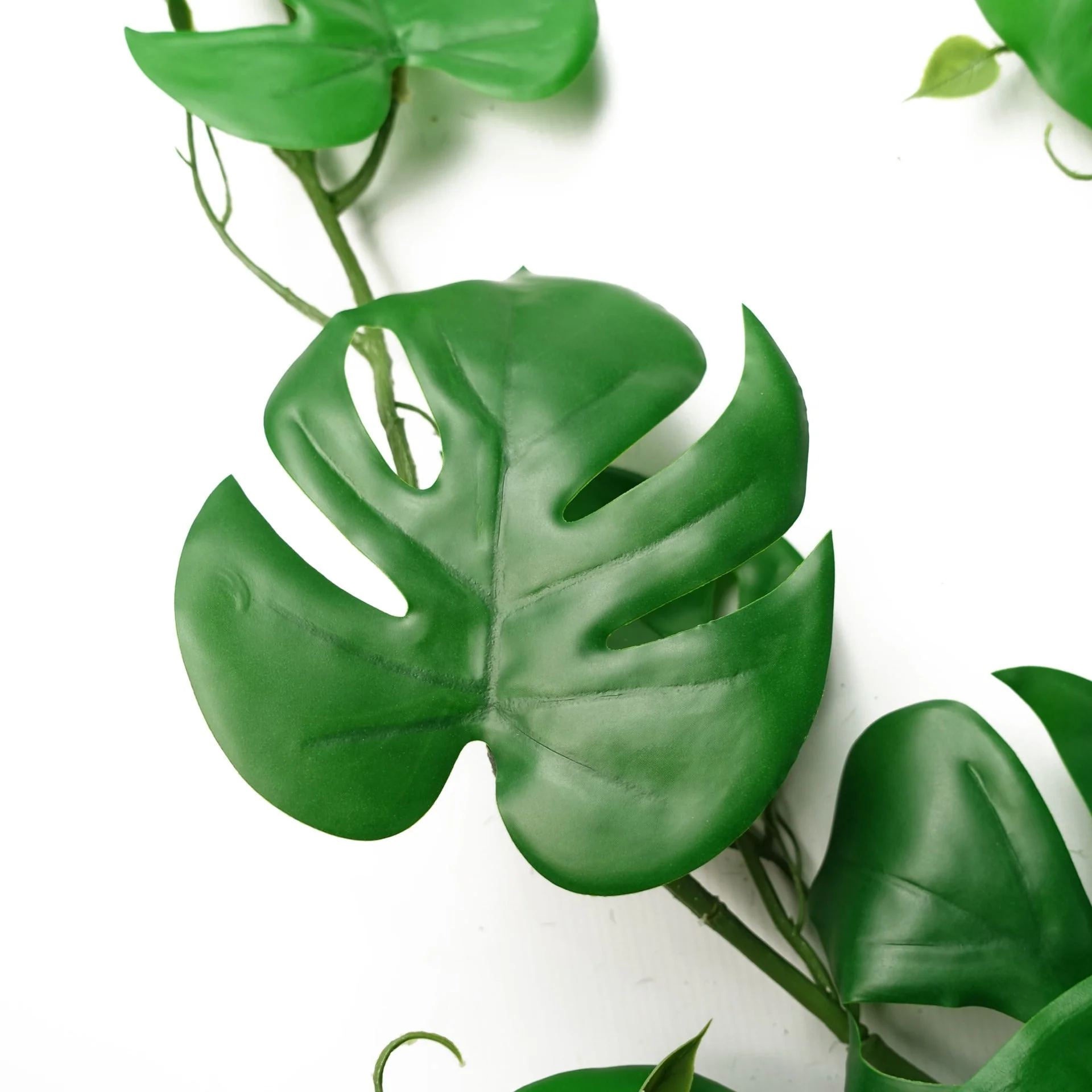 180cm Artificial Hanging Trailing Monstera Plant - Image 3