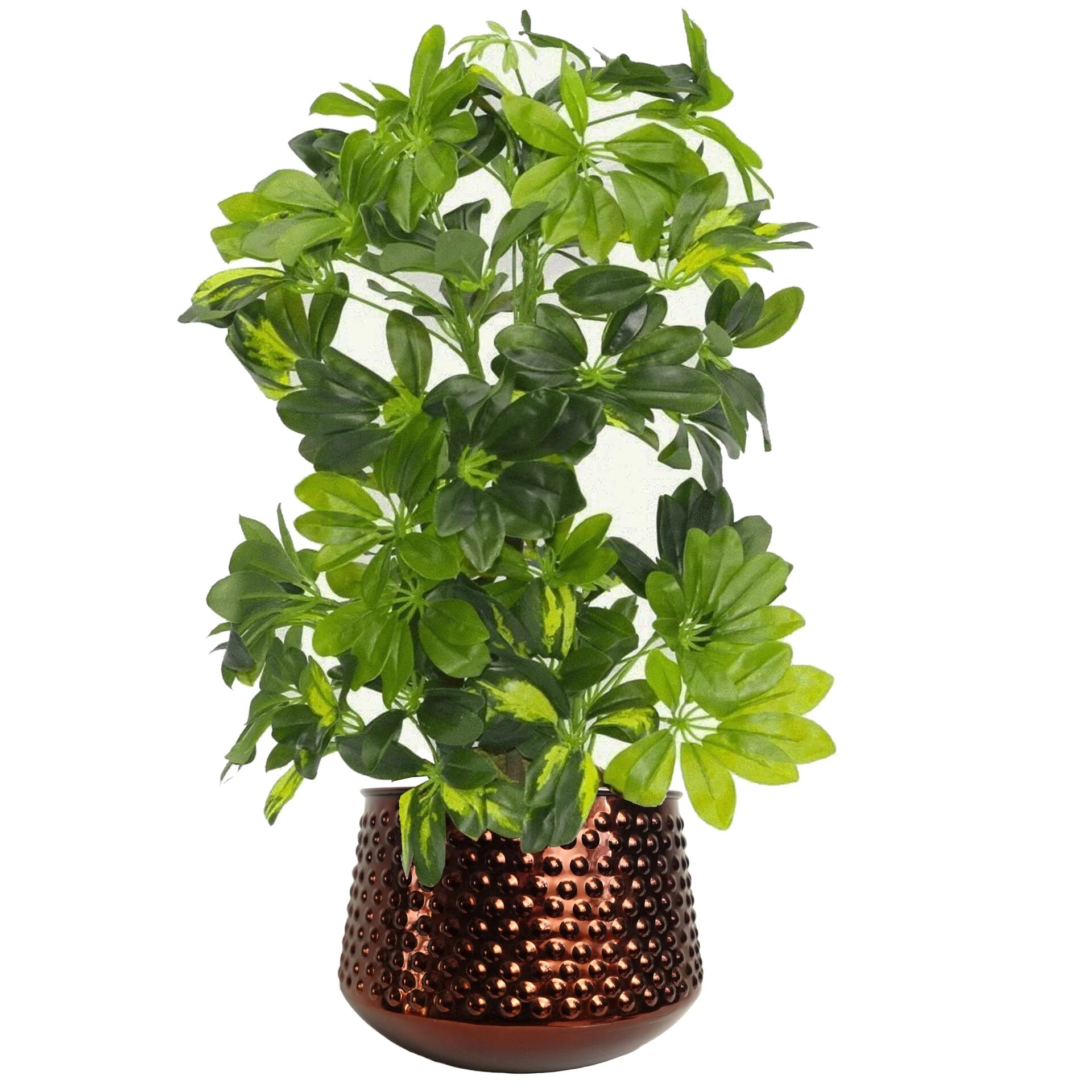 18cm Antique Copper Metal Planter - Image 2