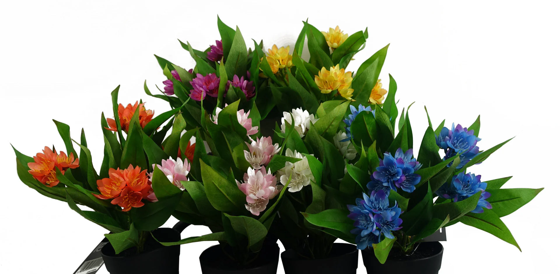18cm Artificial Freesia Plant Yellow Flowering - Image 4