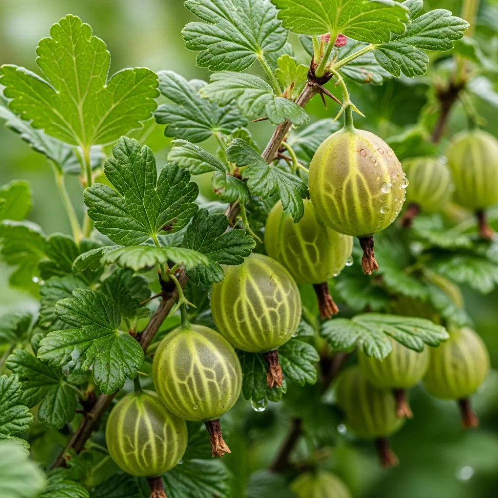 1ft 'Hinnonmaki Green' Gooseberry Bush | 9cm Pot - Image 2