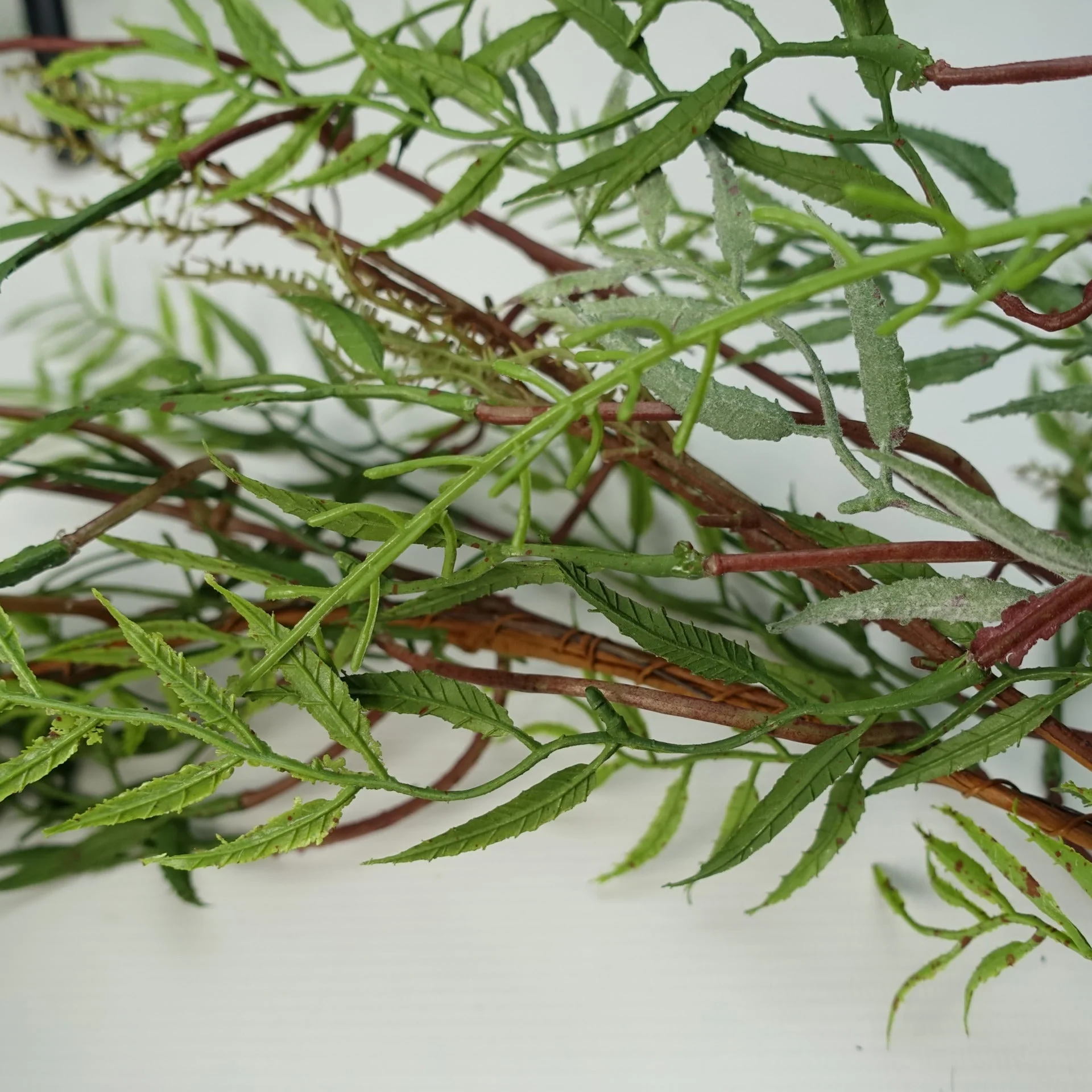 200cm Artificial Garland Hanging Trailing Willow Plant - Image 2