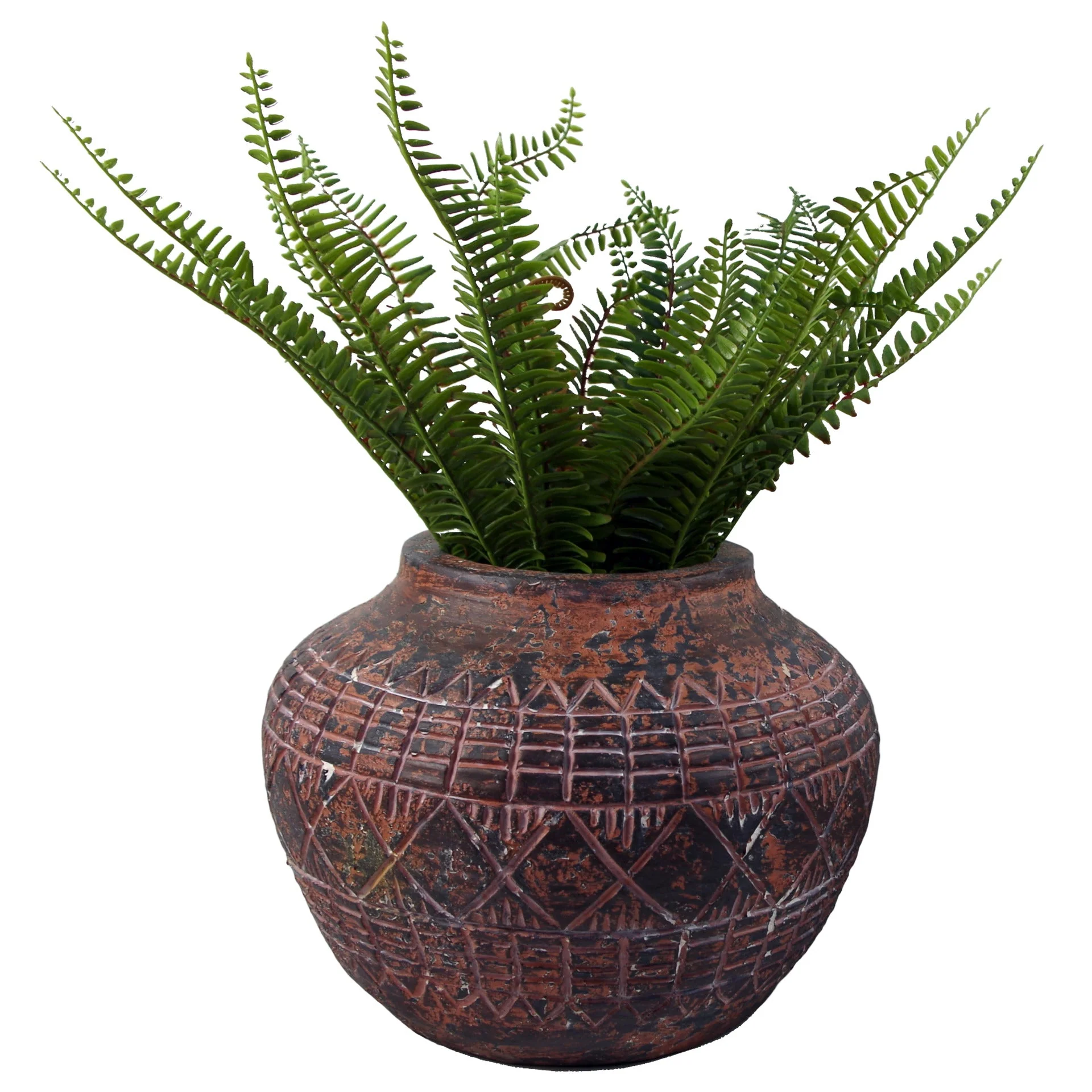 23cm x 30cm Large Aztec Vase Planter - Image 2