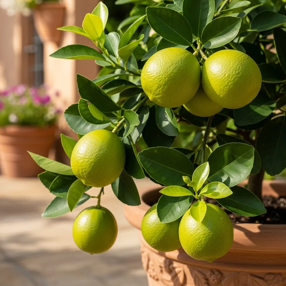 3ft Patio Lime Tree | 'Tahiti' Lime Tree in a 5L Pot - Image 3