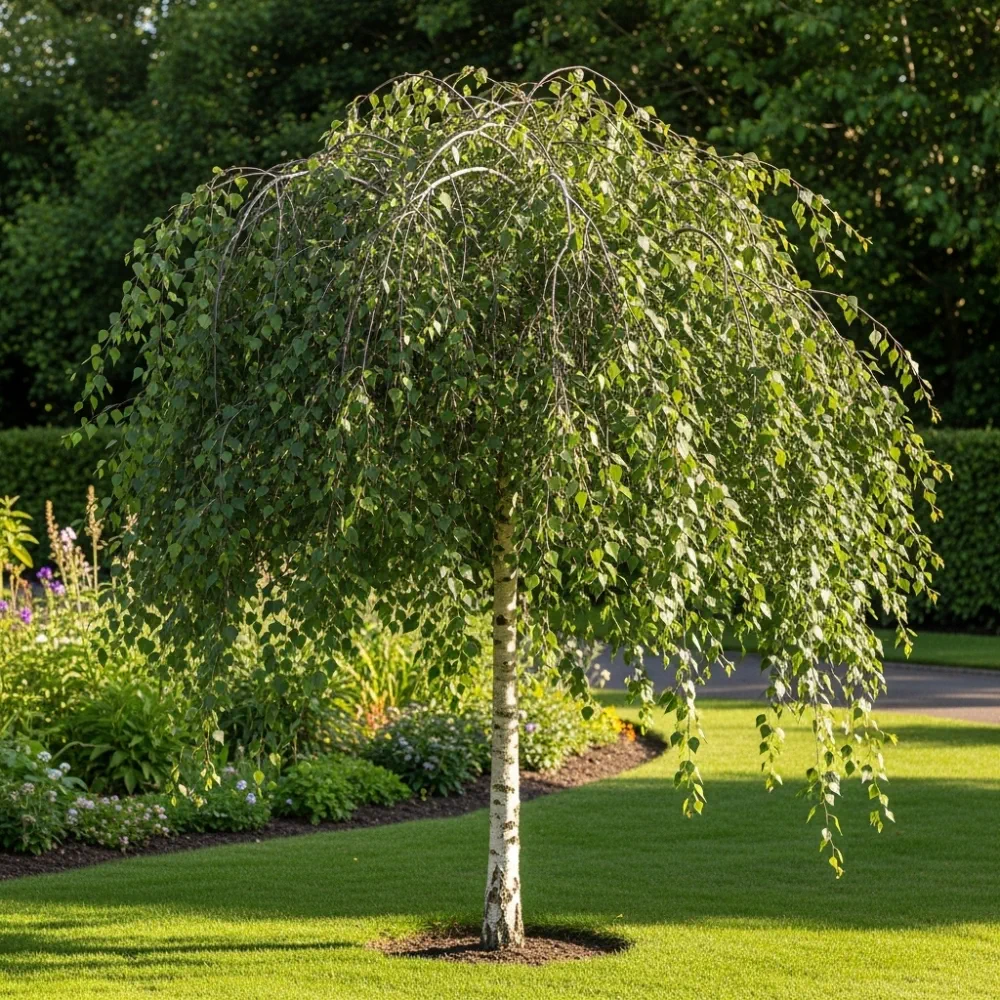 2ft Weeping Silver Birch Tree | Betula Pendula Youngii  | 3L Pot - Image 3