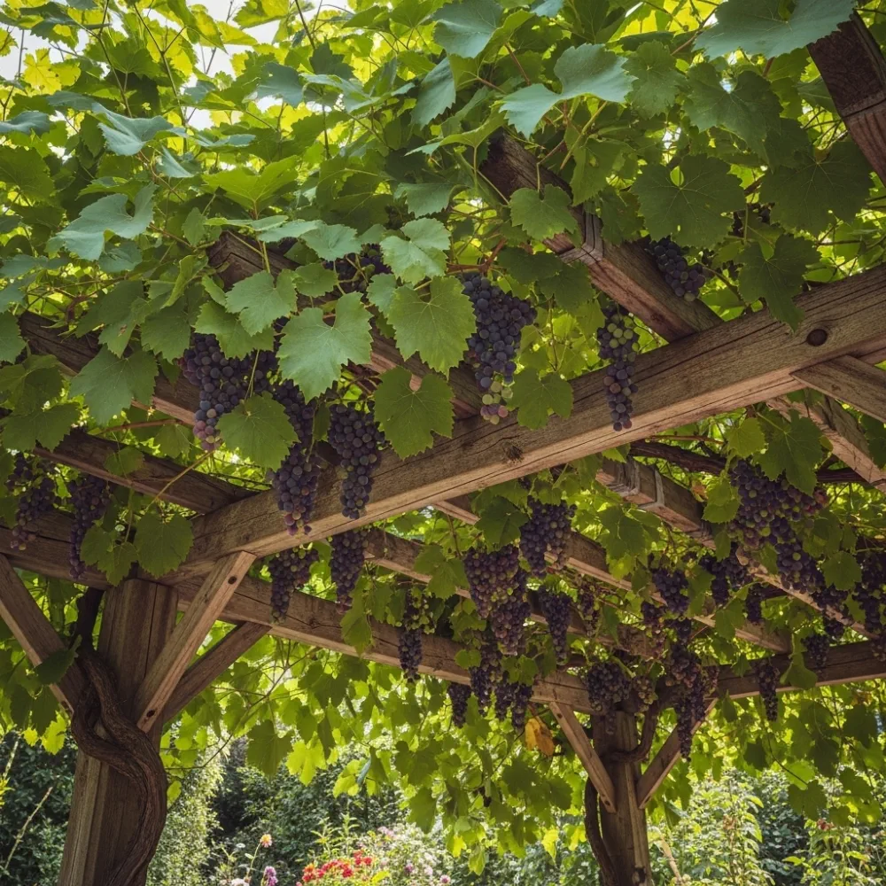 3 Boskoop Glory' Seedless Outdoor Grape Vines | 2L Pots - Image 3