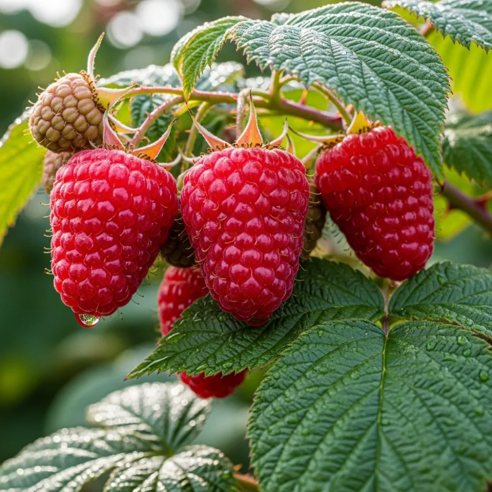 3 Cascade Delight' Raspberry Plants | 3L Pots - Image 2