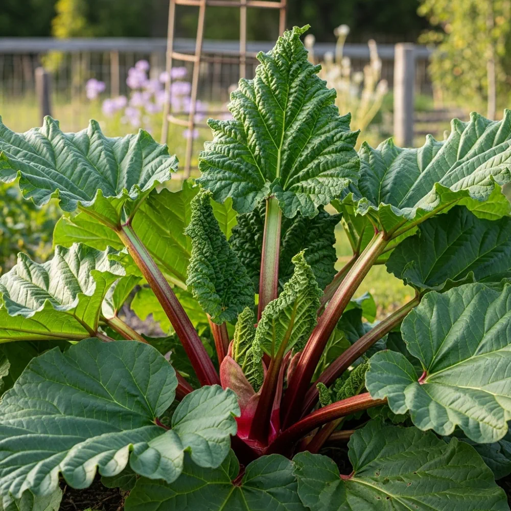 3 Goliath' Rhubarb Plants | 3L Pots - Image 2